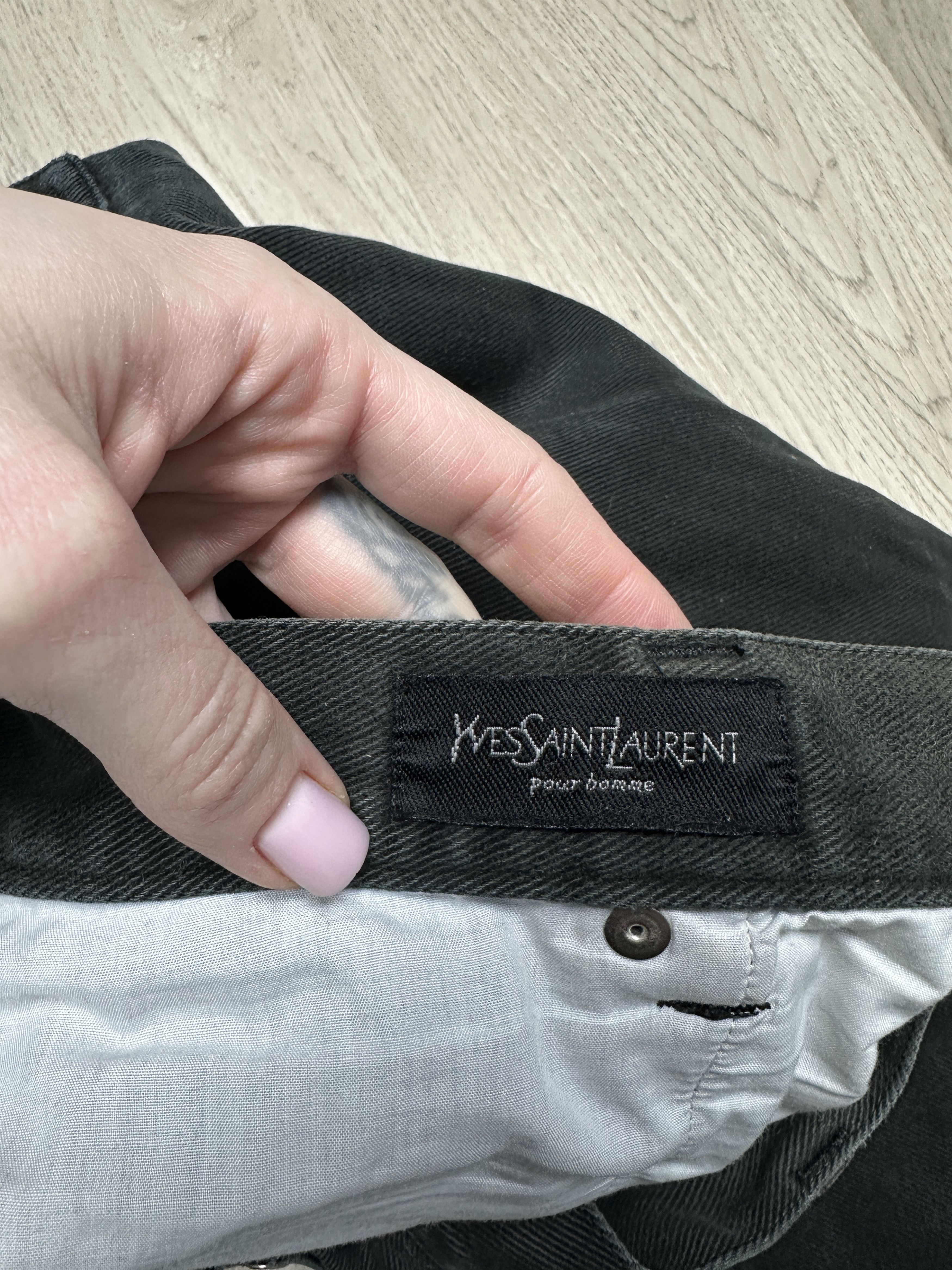Yves Saint Laurent Yves Saint Laurent YSL 90s Vintage Mens Denim Pants Jeans Size US 36 / EU 52 - 11 Thumbnail