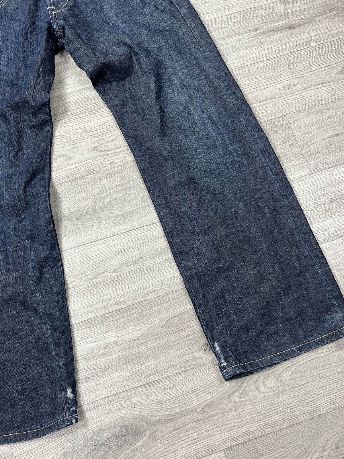 G-Star Vtg G-Star Raw Jeans Dark Wash Blue Loose Straight Denim Y2K Size US 30 / EU 46 - 3 Thumbnail