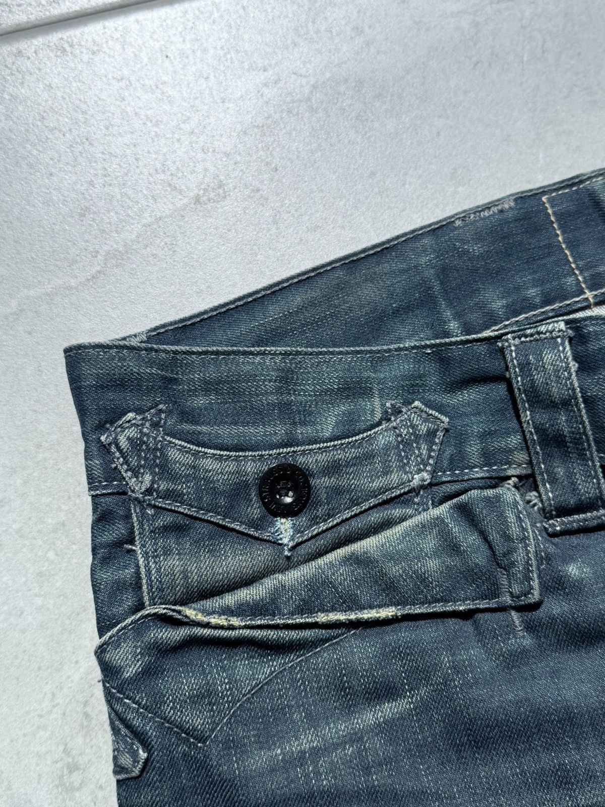 Levi's Vintage Levis Engineered Buckel Back Washed Denim Jeans Size US 34 / EU 50 - 8 Thumbnail