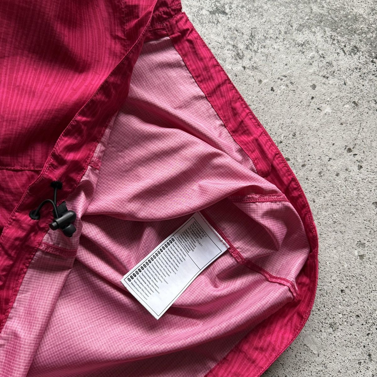 Asics Asics Womens Pink Neon Yellow Full Zip Hooded Running Jacket Size M / US 6-8 / IT 42-44 - 8 Thumbnail