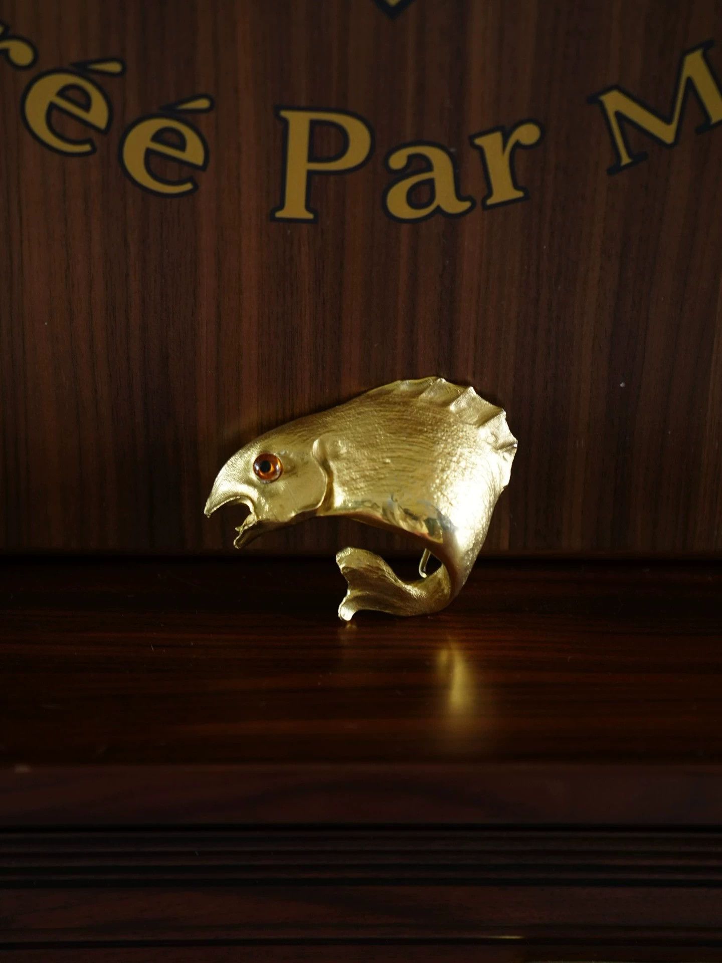 Other Christopher Ross Vintage 70s 24K Goldfish Belt Buckle Size ONE SIZE - 6 Thumbnail