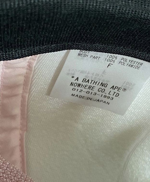 Bape Bape Crystal Stone Swarovski Pink Cap Size ONE SIZE - 7 Thumbnail