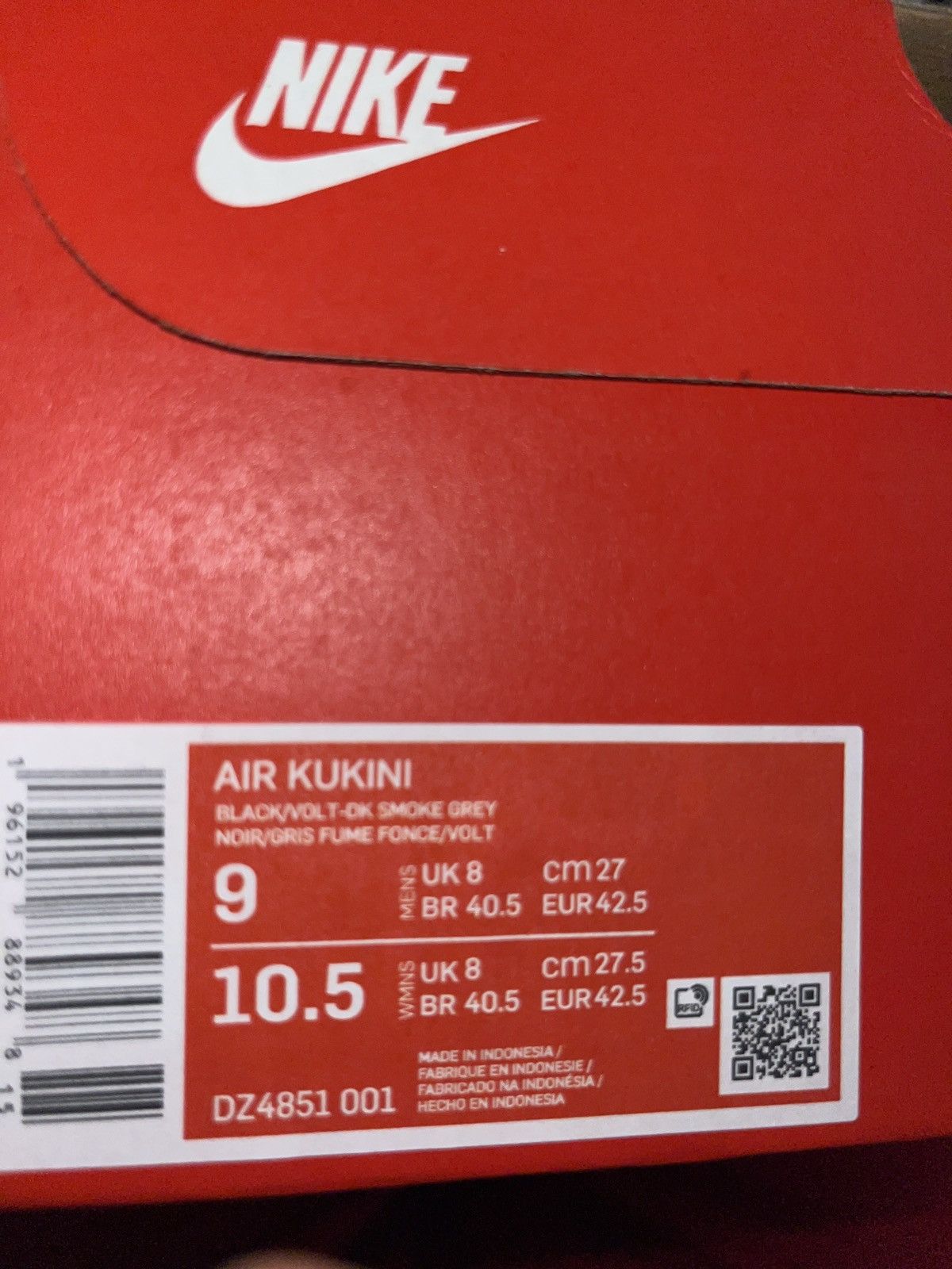Nike Nike Air Kukini Black/Neon Green Size US 9 / EU 42 - 6 Thumbnail