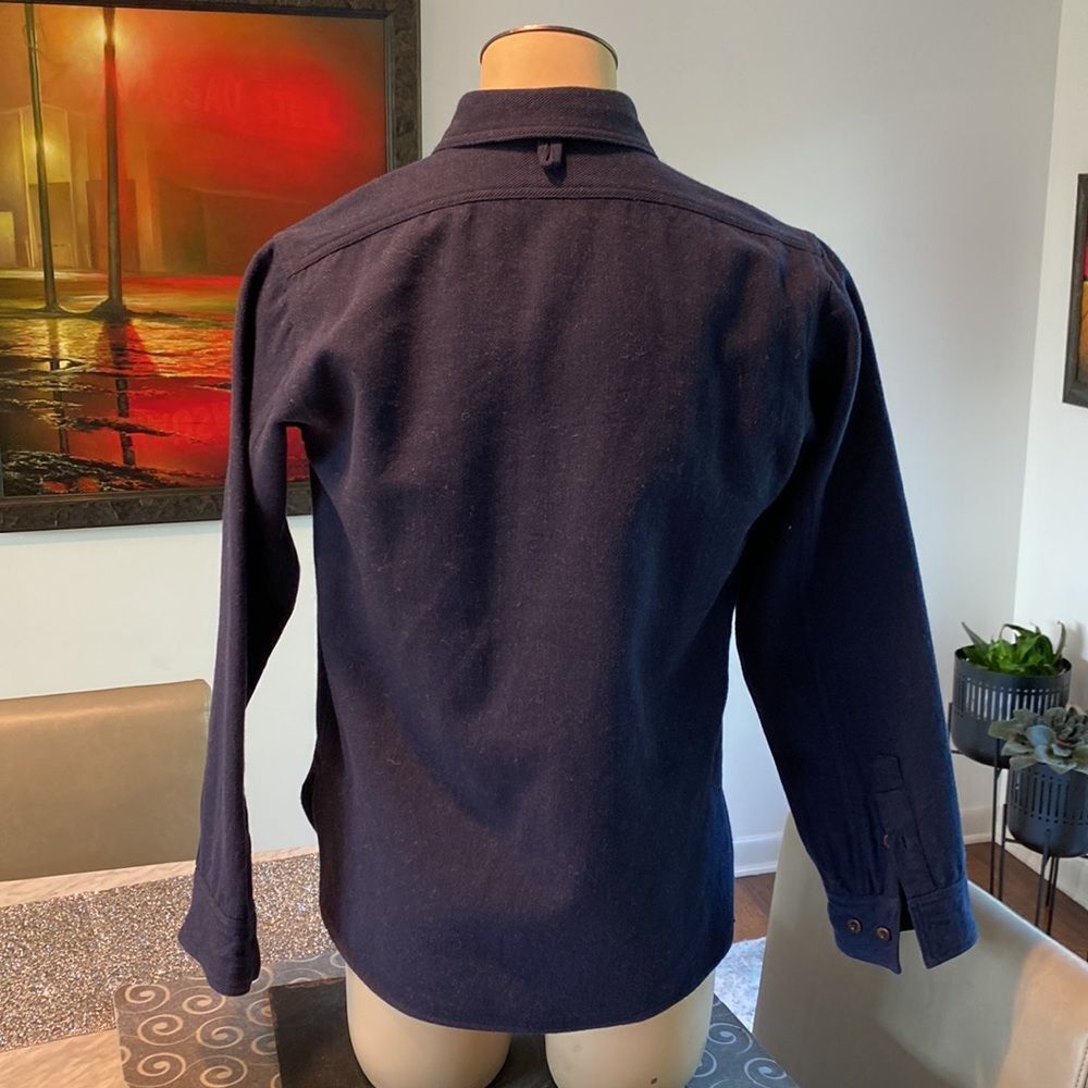 Chimala Chimala Long Sleeve Half Button Down Chest Pockets Thick Fa Size US L / EU 52-54 / 3 - 4 Thumbnail