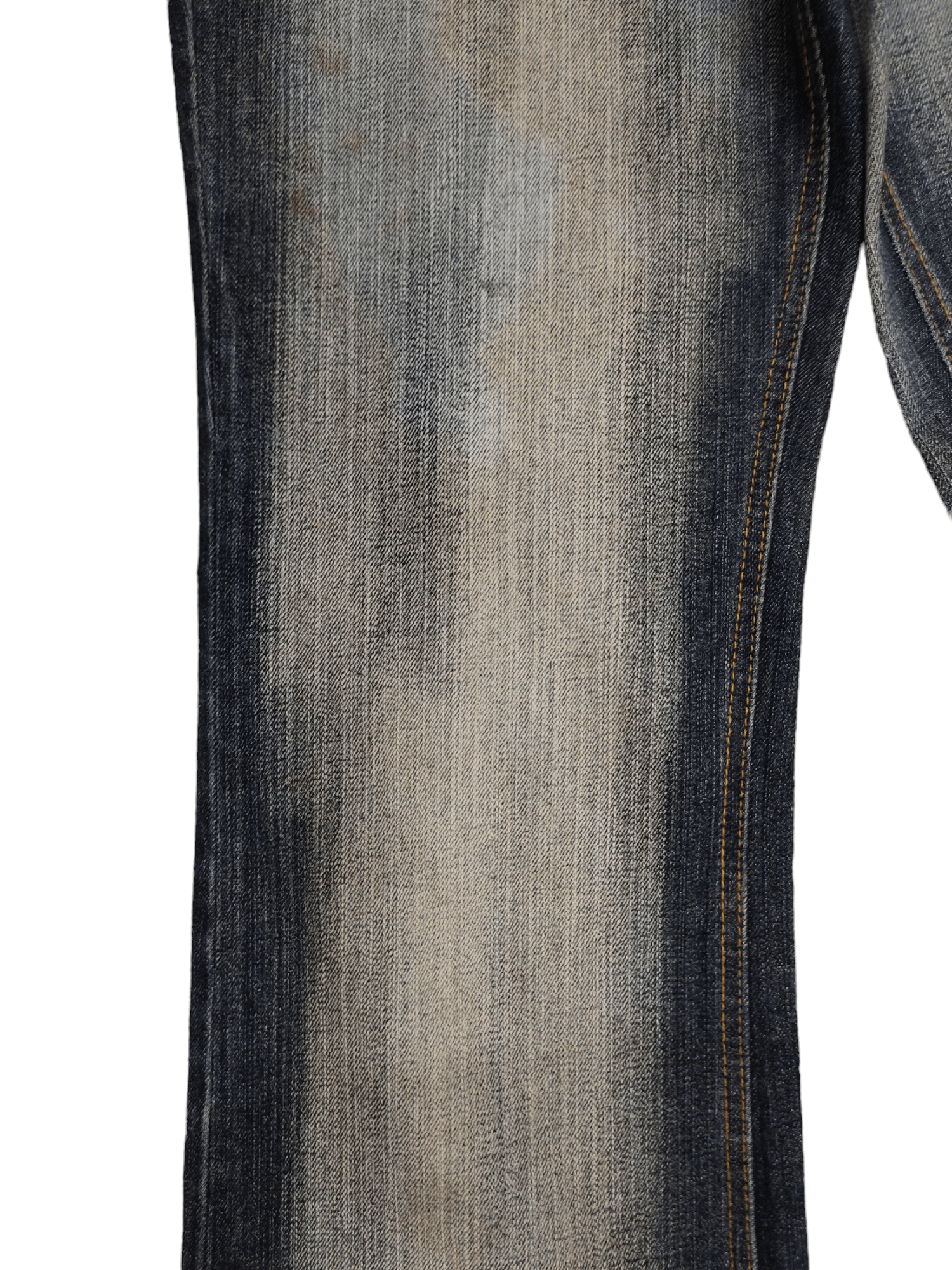 If Six Was Nine × Le Grande Bleu (L.G.B.) × Tornado Mart Flare Jeans Jouer Aur Faded Wash Denim Bootcut Y2k Size US 32 / EU 48 - 7 Thumbnail