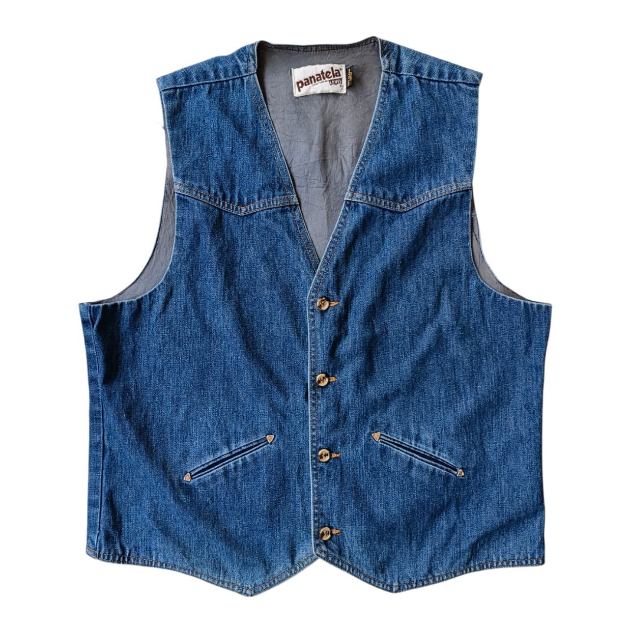 Levi's Vintage 70's Levi's Panatela Sportwear Denim vest Size US L / EU 52-54 / 3 - 1 Thumbnail