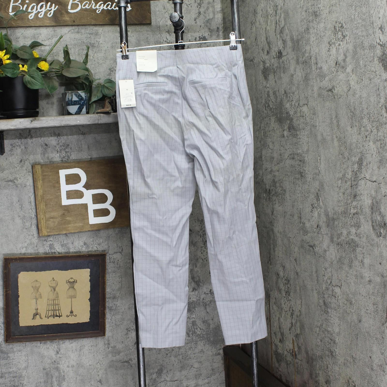 Designer Nwt A New Day Skinny Ankle Pants 90987509 Gray Multi 10 Size 32" / US 10 / IT 46 - 2 Thumbnail