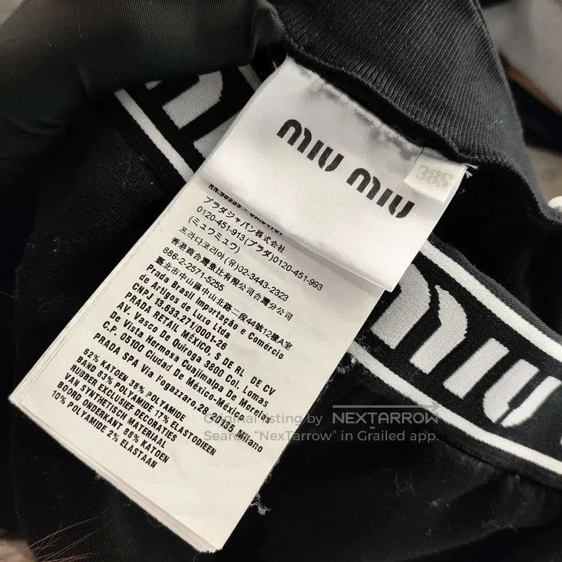 Miu Miu Miu Miu Size S Lady's scale trousers Size 24" / US 00 / IT 34 - 5 Thumbnail