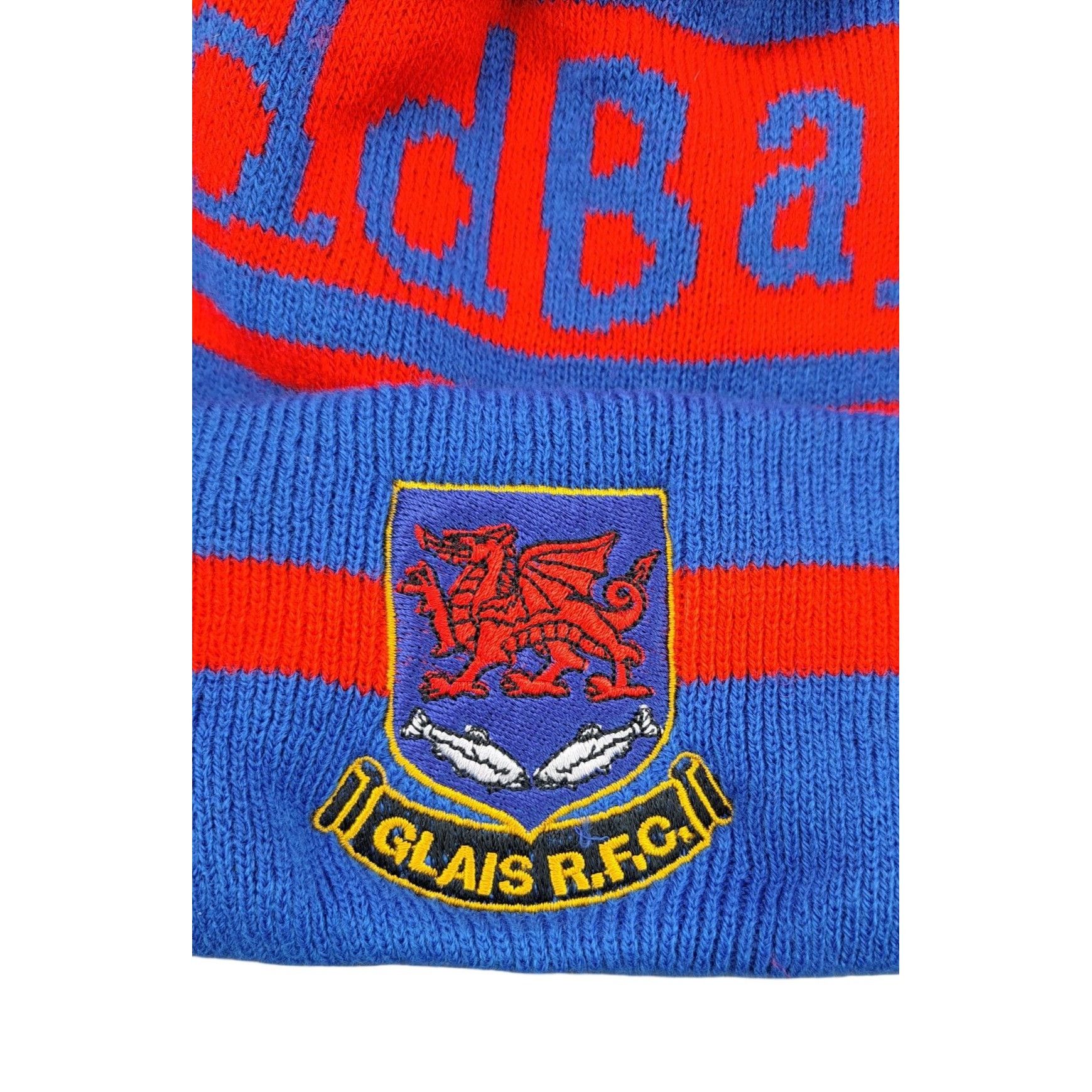 Other Oddballs Glais R.F.C. Blue Red Beanie Hat Stocking Cap Rugby Size ONE SIZE - 3 Thumbnail