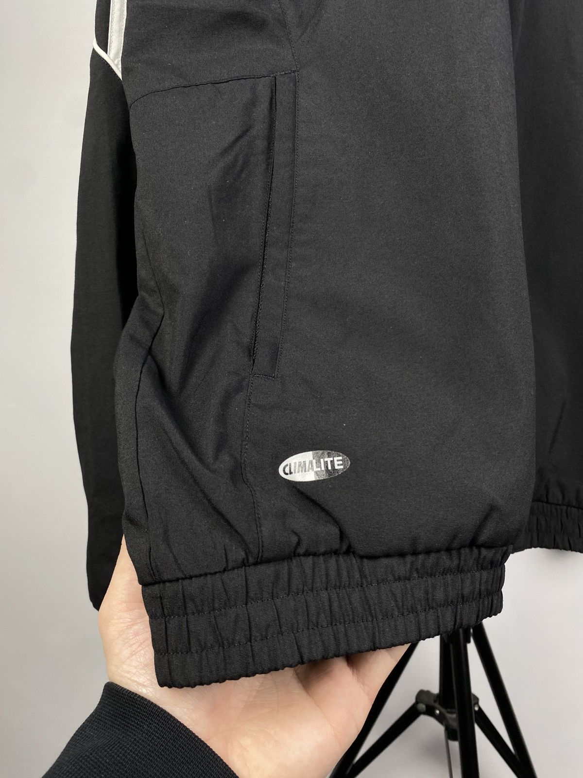 Adidas × Vintage Vintage 90s Adidas Track Full Zip Y2K Drill rare Jacket Size US L / EU 52-54 / 3 - 4 Thumbnail