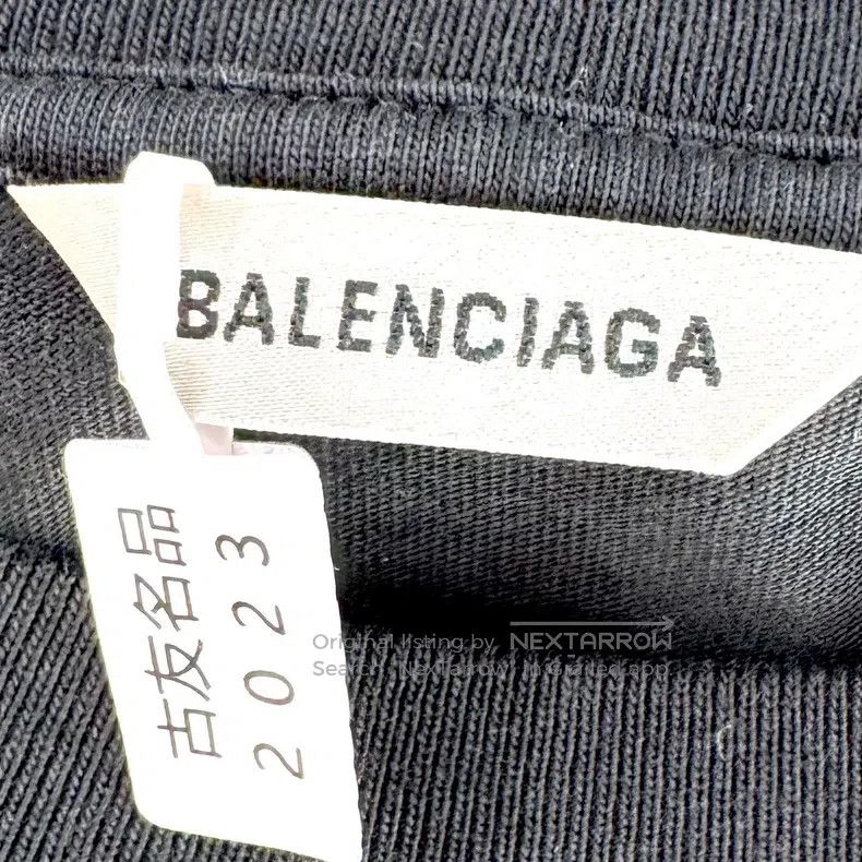 Balenciaga Balenciaga White Short Sleeve T-Shirt Size US S / EU 44-46 / 1 - 7 Thumbnail