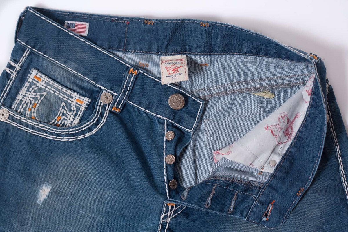 True Religion Vintage True Religion Jackson Denim Jeans Size US 34 / EU 50 - 5 Thumbnail