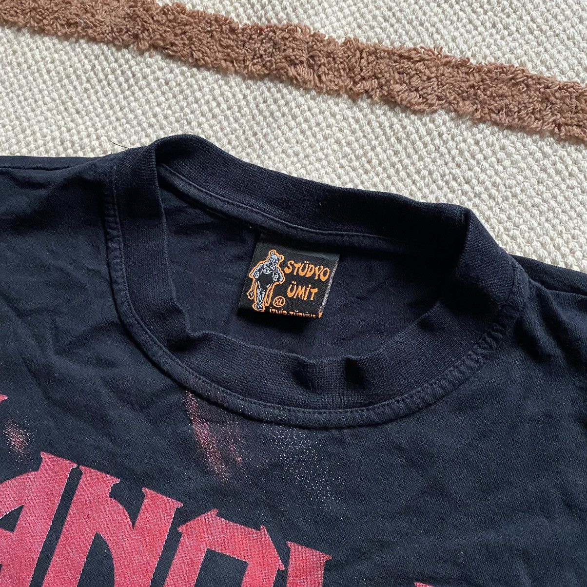 Band Tees VINTAGE MANOWAR ROCK BAND SKULL CRAZY PRINT T SHIRT Size US XL / EU 56 / 4 - 5 Thumbnail