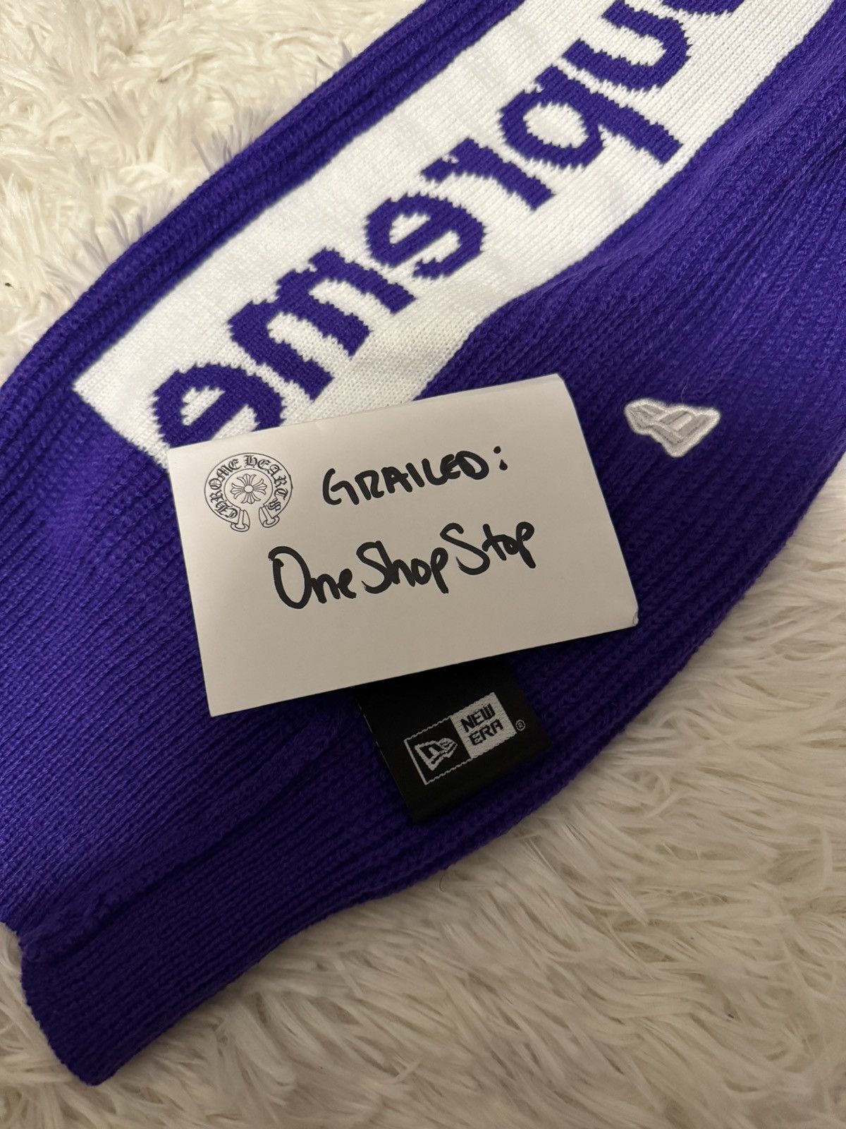 Supreme Supreme x New Era Balaclava Purple Size ONE SIZE - 5 Thumbnail