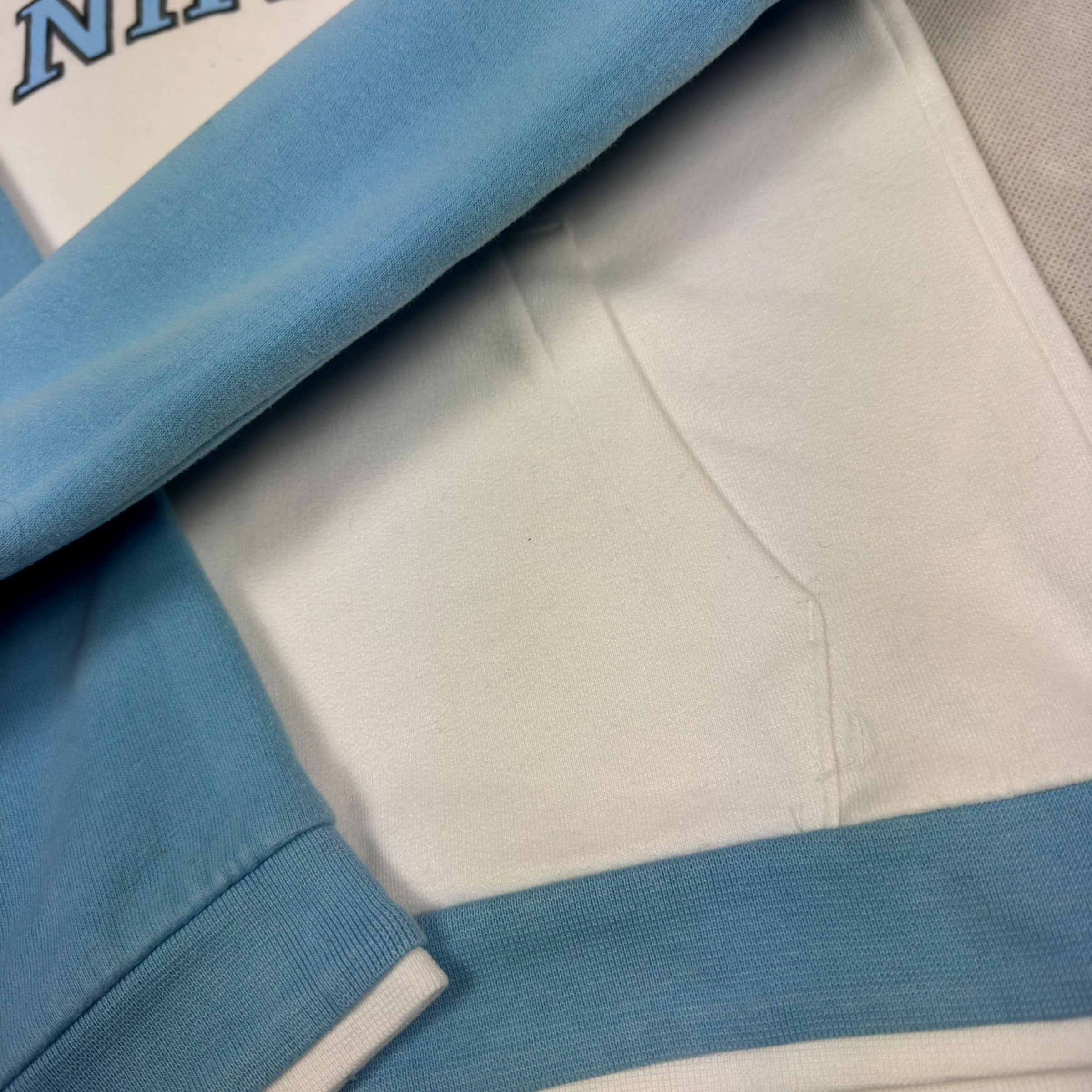 Nike × Vintage Nike Womens Spellout Fleece Lined Pullover Hoodie Large (14) Size L / US 10 / IT 46 - 5 Thumbnail