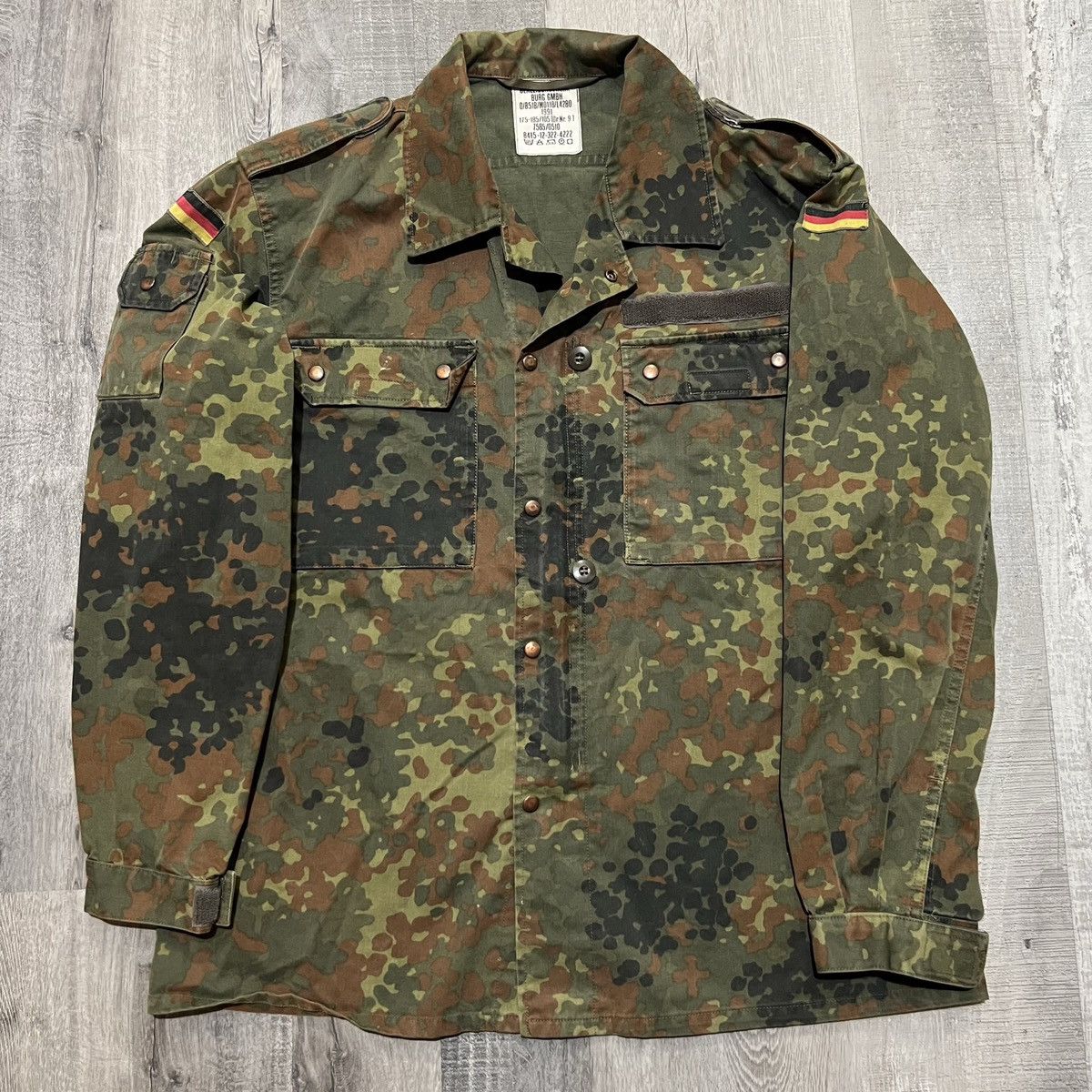 Vintage VTG 1991 Bidermann Uniformes French Army Field Cargo 