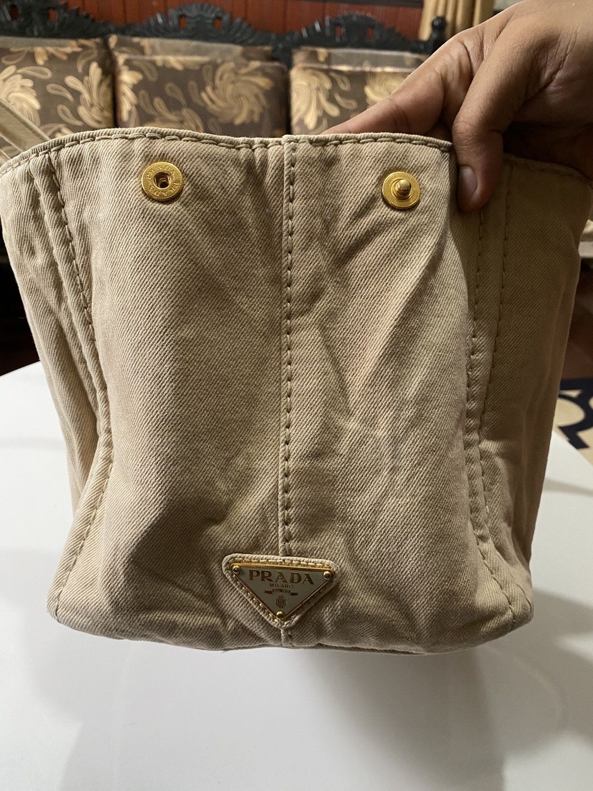 Prada Prada Canapa Tote Bags Size ONE SIZE - 8 Thumbnail