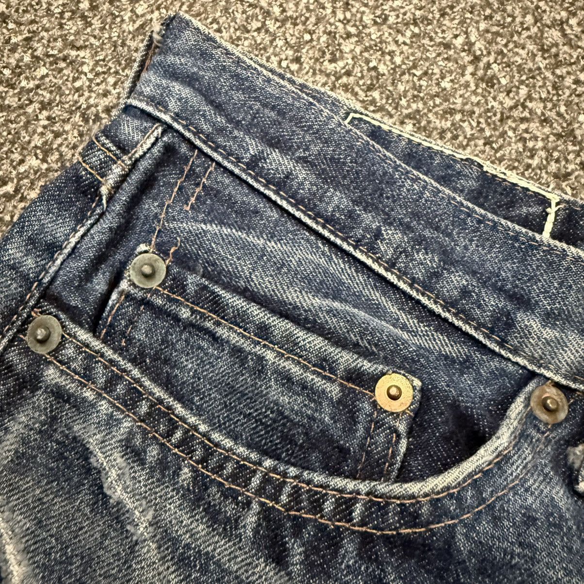 Japanese Brand Vintage 90s Japanese Distressed Denim RNA W33 Size US 33 - 13 Thumbnail