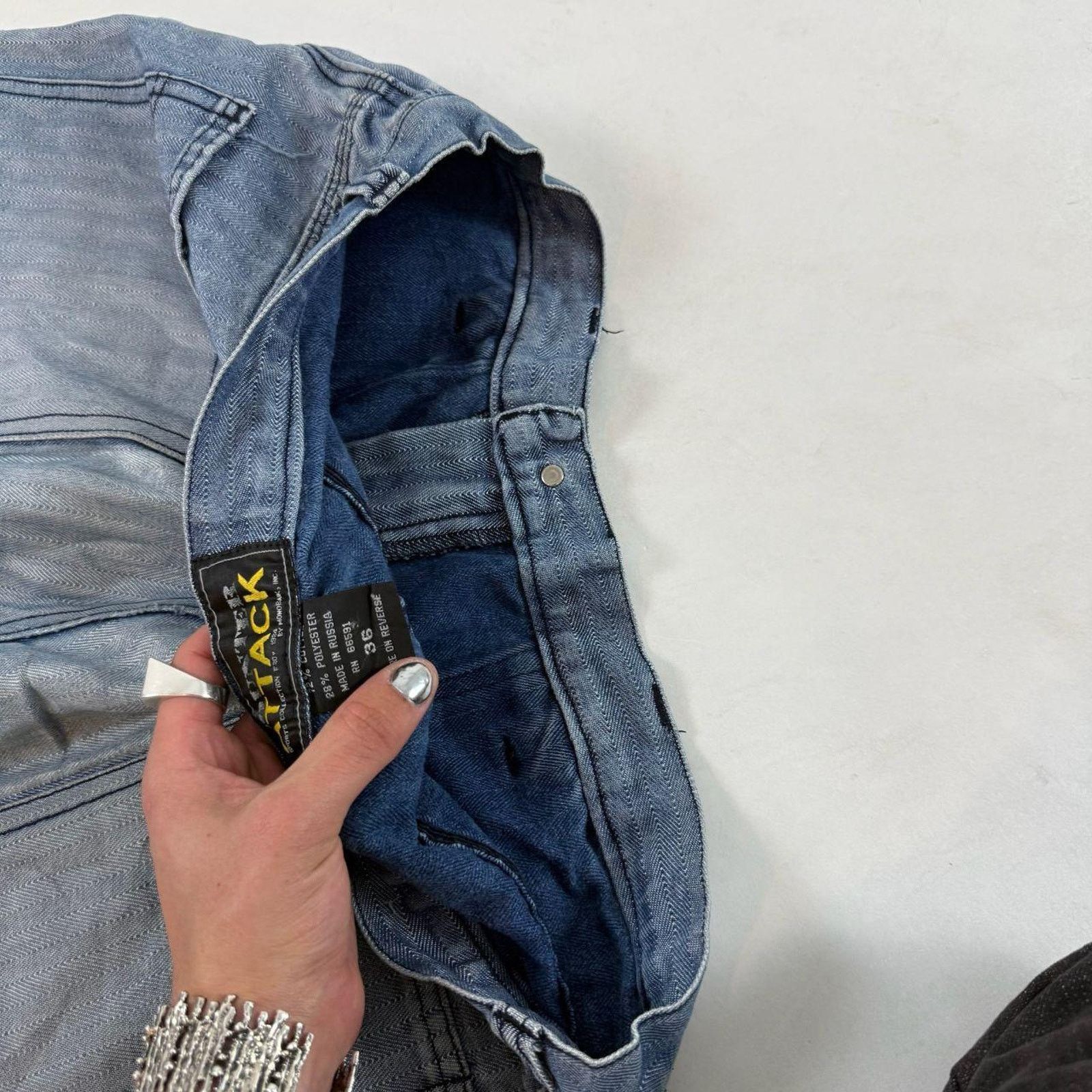 Ecko Unltd. × JNCO × Vintage Vintage y2k archive faded stonewash skater rare baggy jeans Size US 34 / EU 50 - 6 Thumbnail