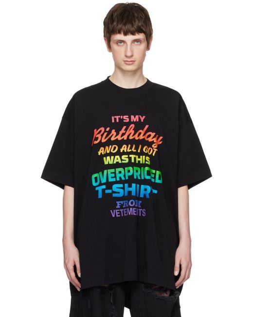 Vetements o1y0924 Oversize T-Shirt in Multicolor Size US M / EU 48-50 / 2 - 1 Thumbnail