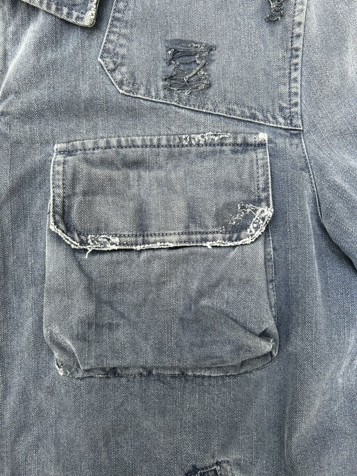 Dolce & Gabbana Dolce&gabanna 00s distressed canvas work jacket Size US M / EU 48-50 / 2 - 5 Thumbnail
