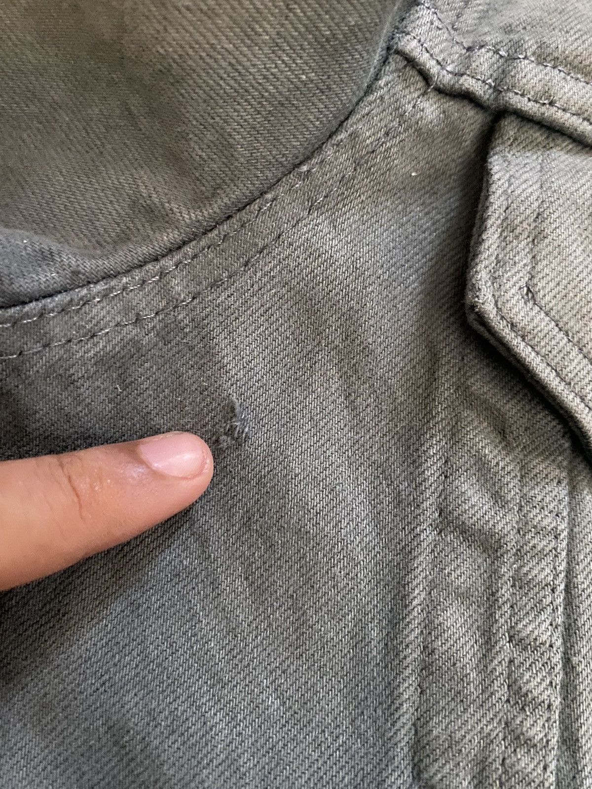 Levi's × Levi's Vintage Clothing Vintage Levis Faded Grey Denim Trucker Jacket Made in USA Size US S / EU 44-46 / 1 - 10 Thumbnail