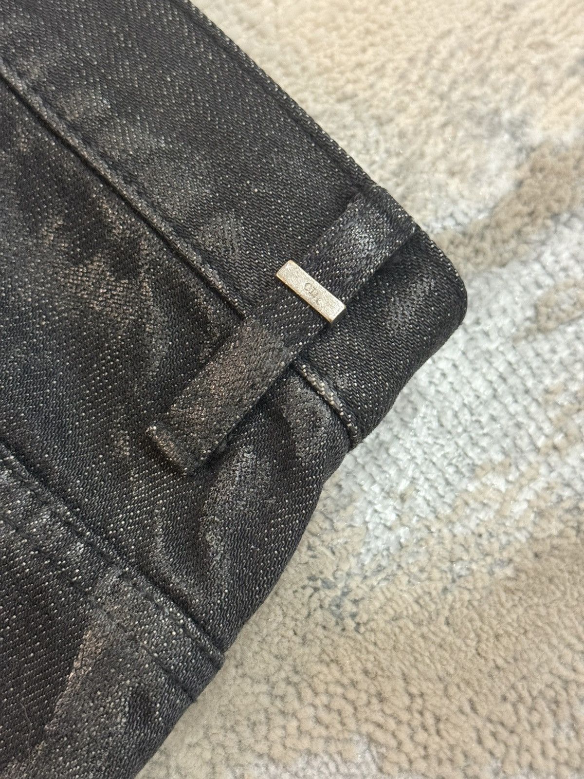 Dior Dior A/W 2004 “Luster” Waxed Denim Size US 29 - 11 Thumbnail