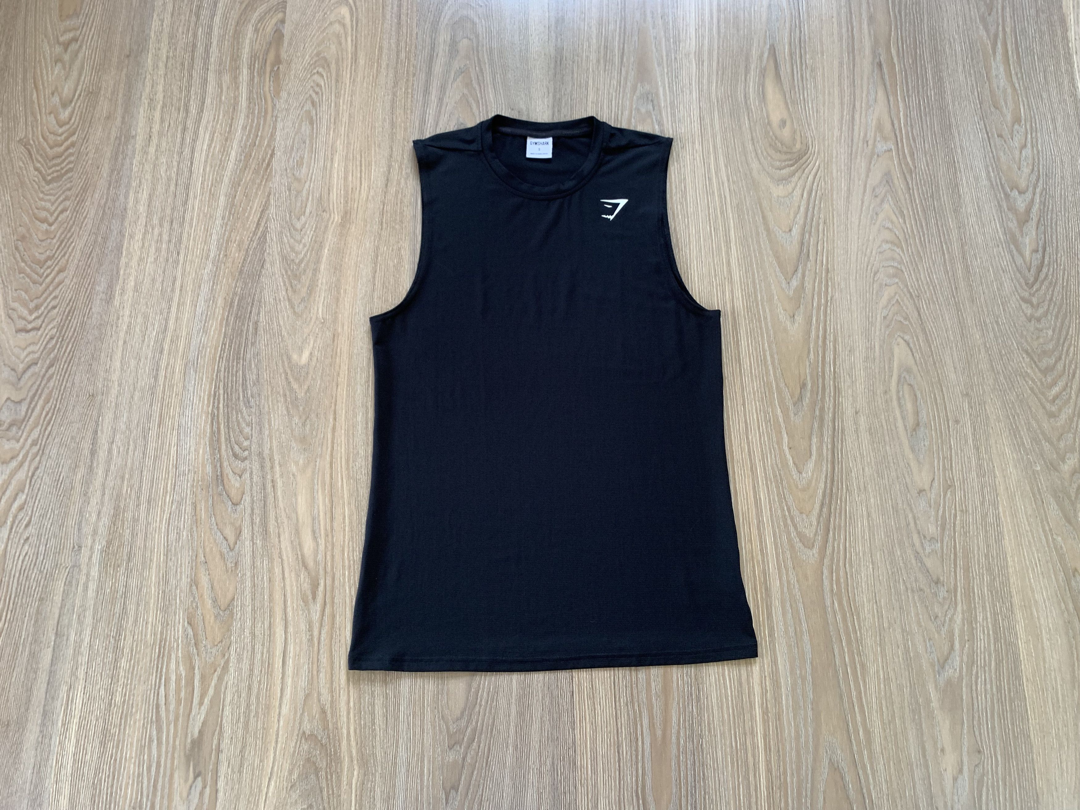 Gymshark Gymshark Black Training Sleeveless T Shirt Size US S / EU 44-46 / 1 - 1 Thumbnail