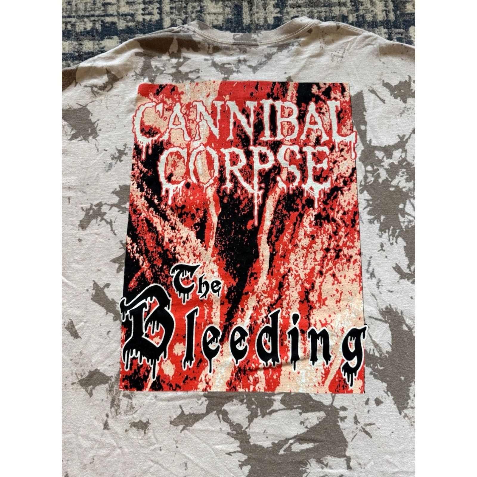 Vintage VINTAGE Cannibal Corpse The Bleeding Tour Concert T Shirt 2XL Death Metal Deicide 2024 Mens Size US XXL / EU 58 / 5 - 4 Thumbnail