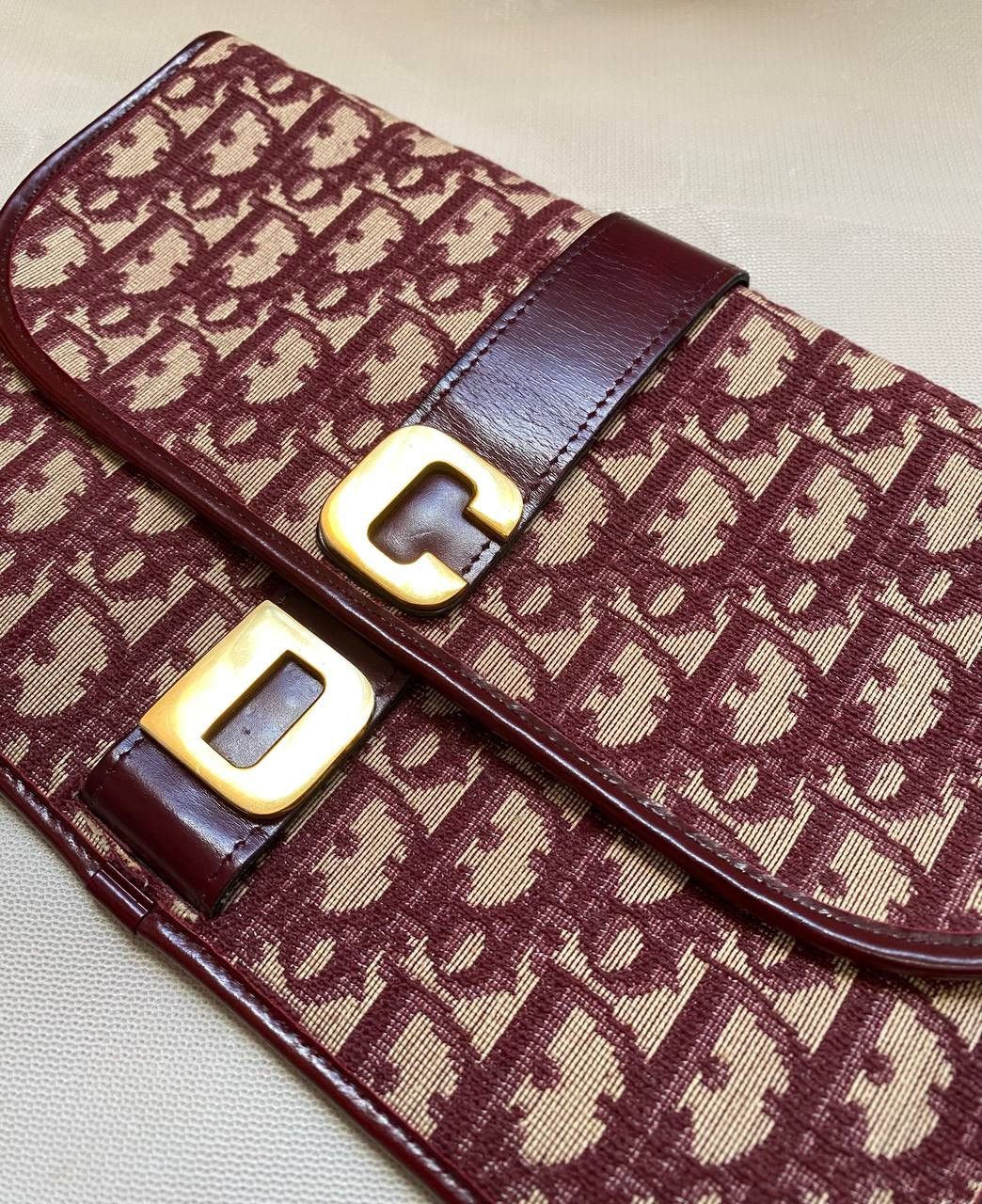Christian Dior Monsieur × Dior 👜 Vintage Christian Dior Monogram Clutch very rare Size ONE SIZE - 4 Thumbnail