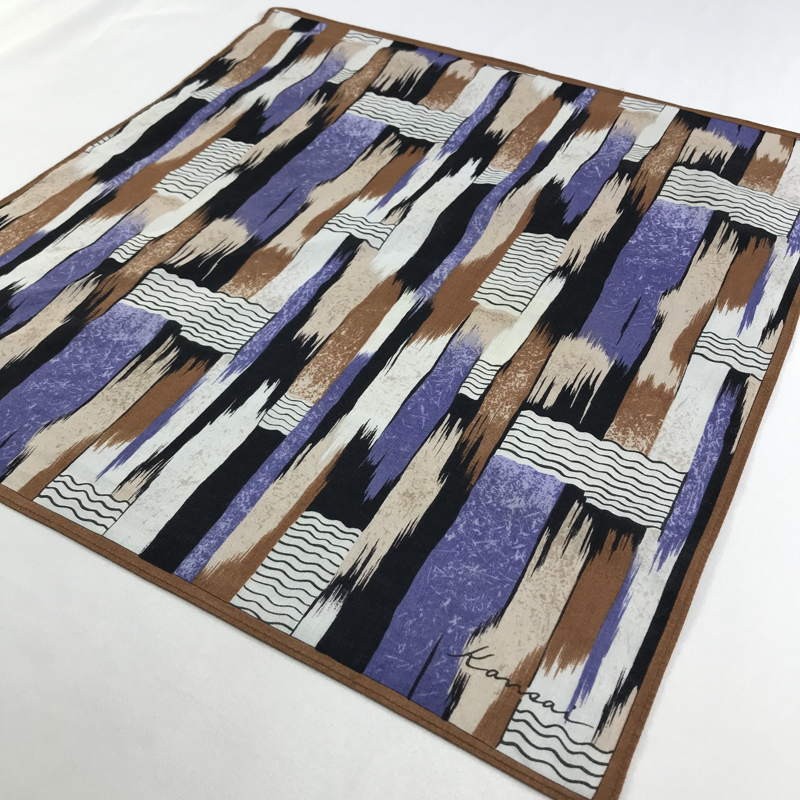 Kansai Yamamoto × Vintage Kansai Bandana / Handkerchief / Neckerchief - S2596 Size ONE SIZE - 2 Thumbnail
