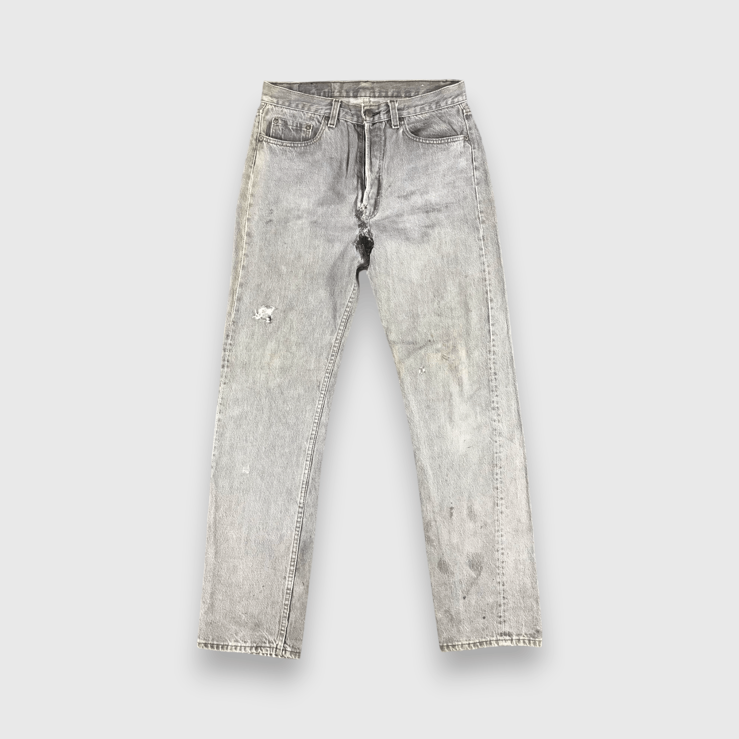 Levi's Vintage 80s Ripped Levis 501 Earth Tone Jeans-J1425 Size US 33 - 1 Thumbnail