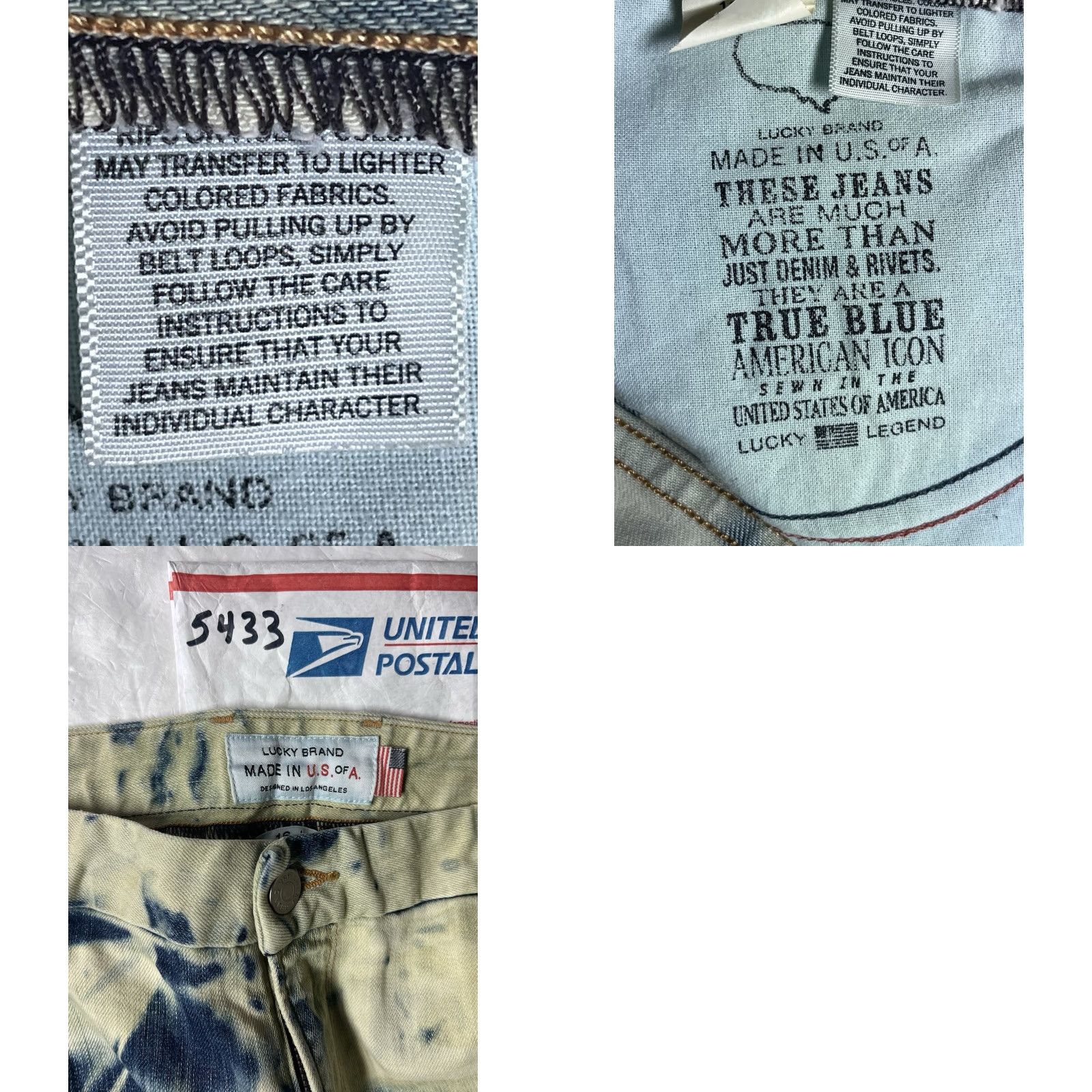 Lucky Brand Lucky Brand The Sweet Jeans Mid Rise Straight Bleached Denim Women Size 16/33 R Size 38" / US 16 / IT 52 - 10 Thumbnail