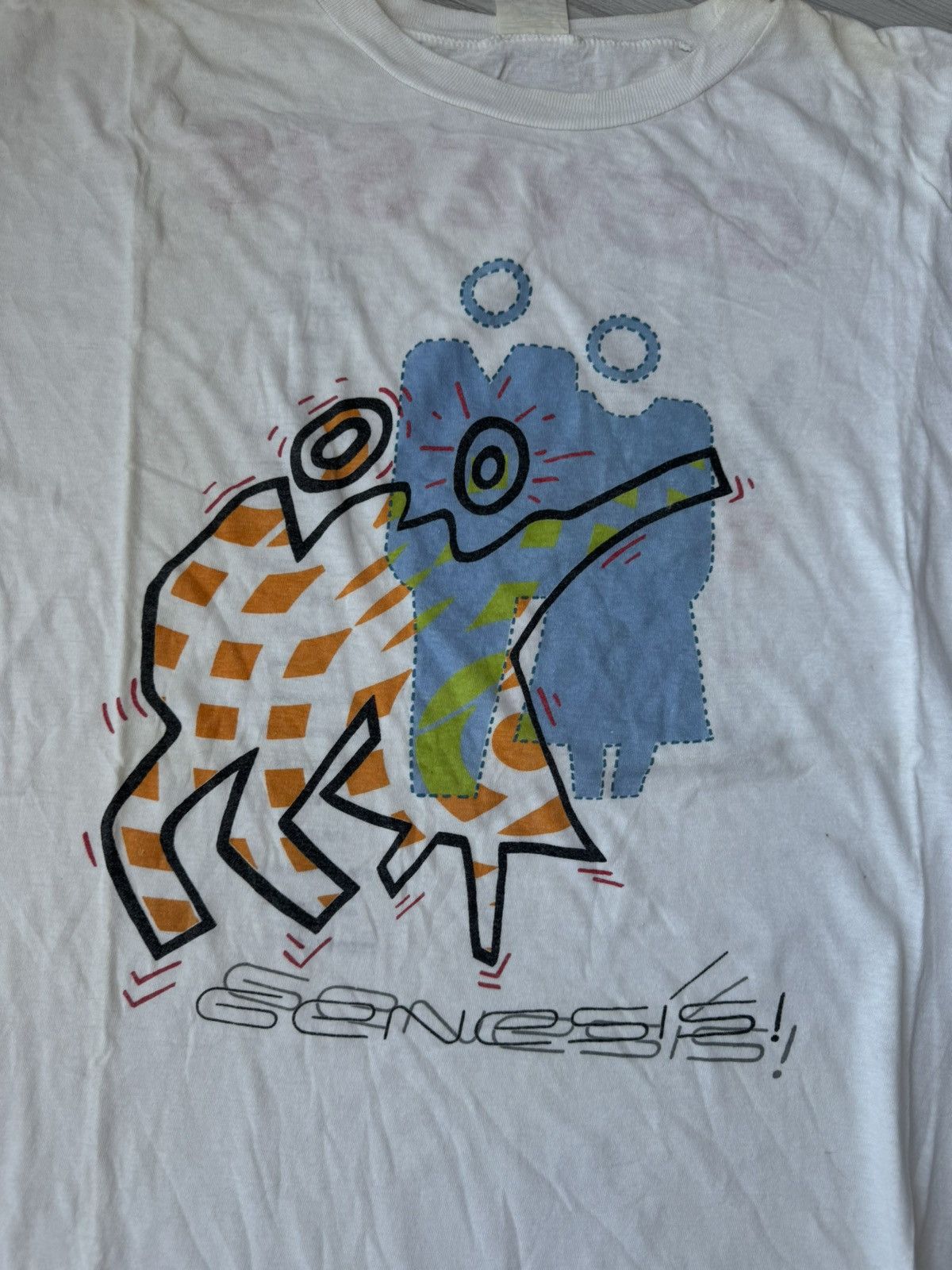 Band Tees × Vintage Vintage Genesis Invisible Touch Tour 1987 Tee Concert Merch Size US L / EU 52-54 / 3 - 4 Thumbnail
