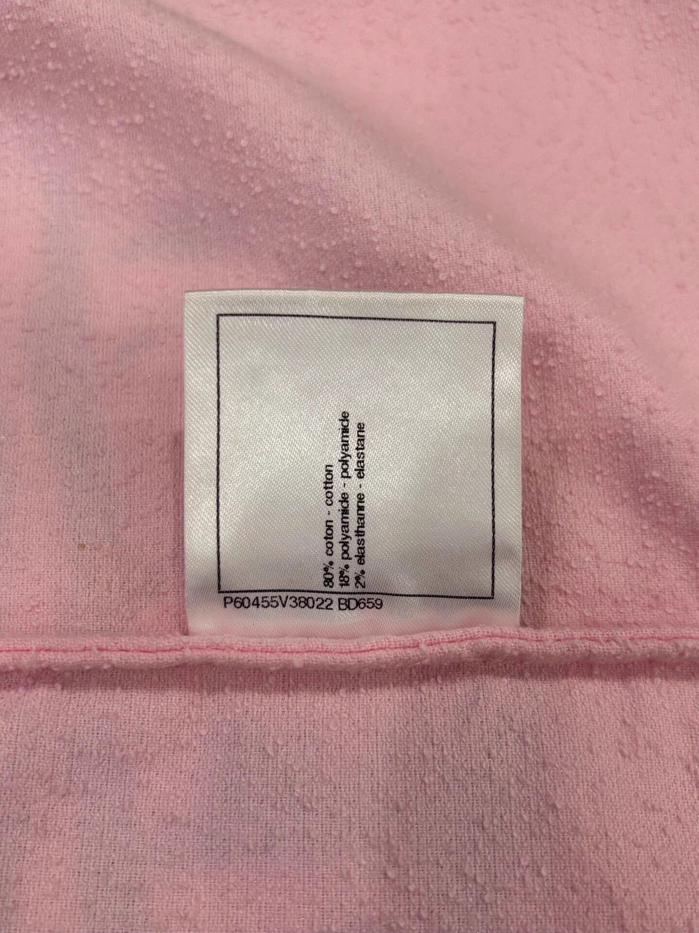 Chanel Chanel Cruise Double C color block pink short tee women's Size XS / US 0-2 / IT 36-38 - 8 Thumbnail
