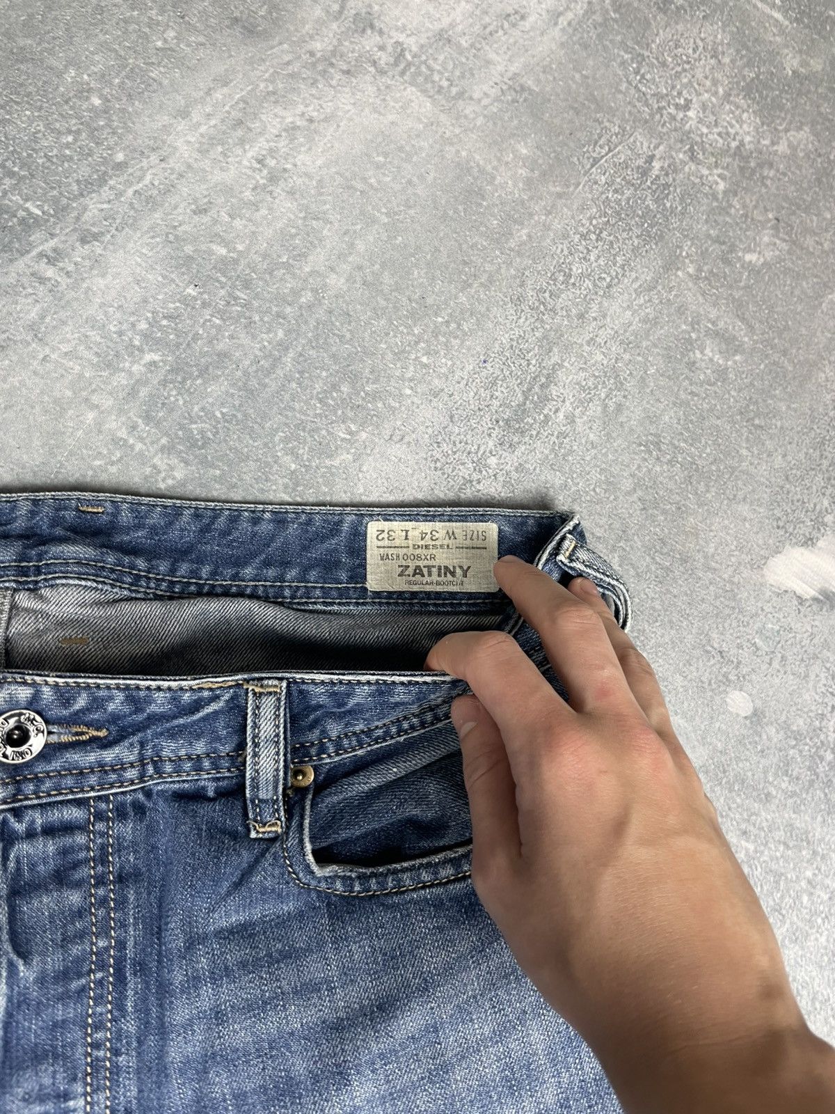 Diesel Crazy flared Diesel Larkee washed denim jeans Size US 34 / EU 50 - 6 Thumbnail