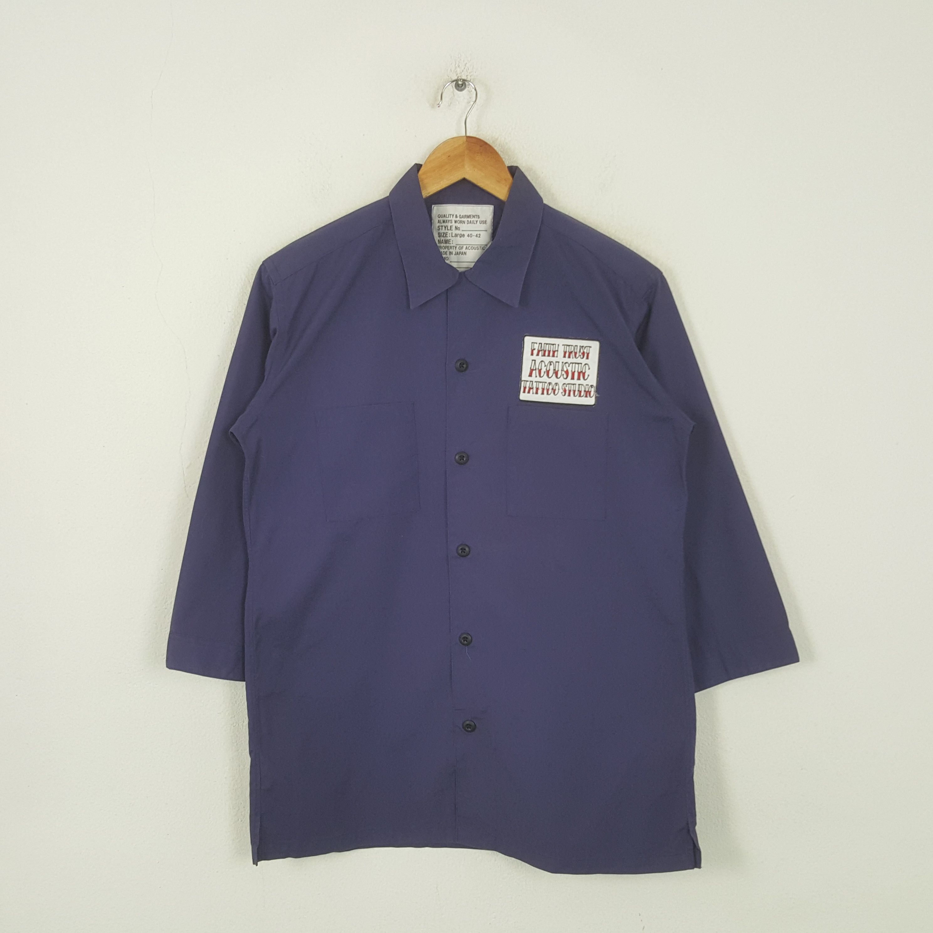 Japanese Brand Vintage Good Luck Japanese Pirates Art Shirt Button Up RR7 Size US M / EU 48-50 / 2 - 3 Thumbnail