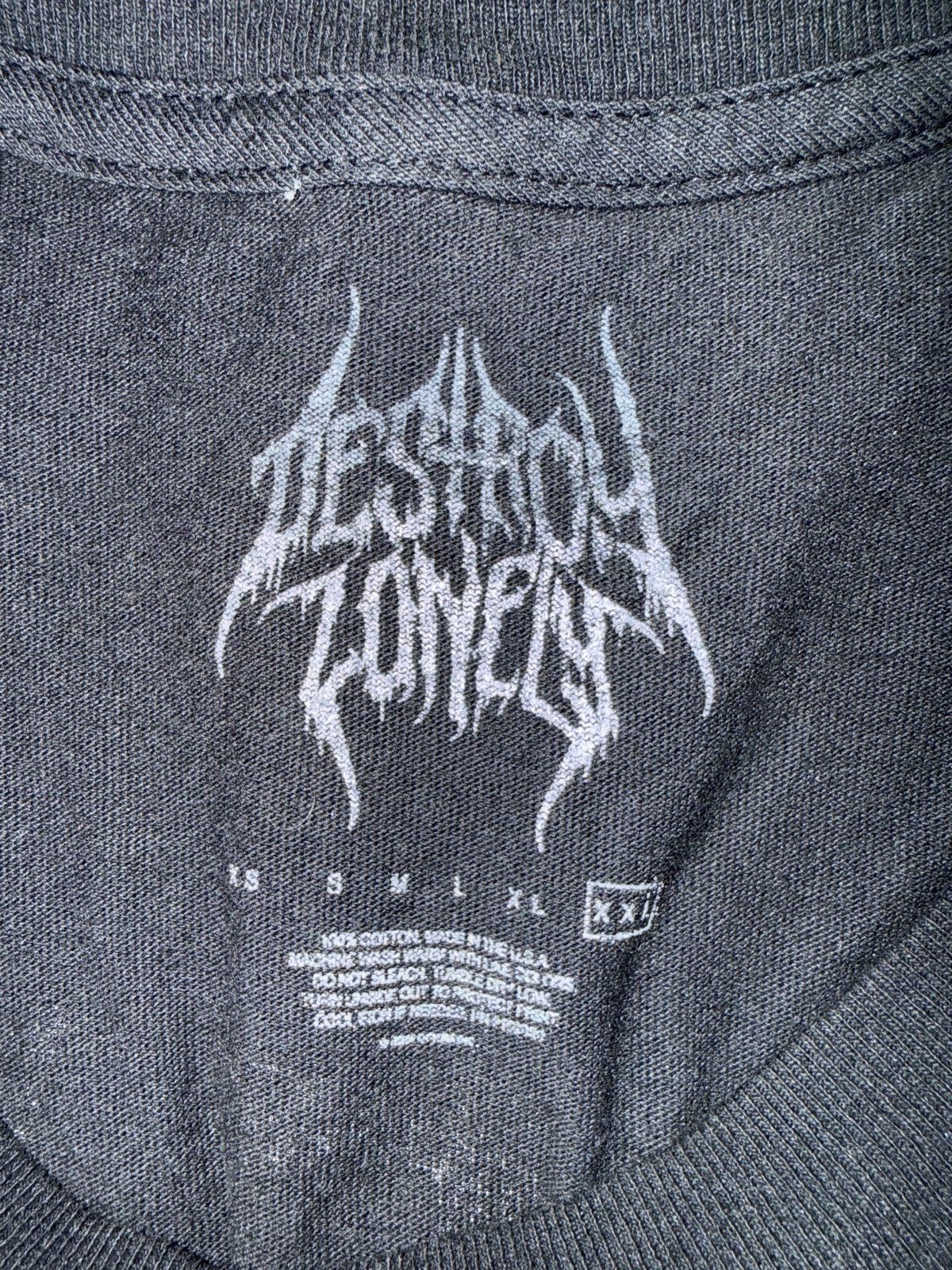 Destroy Lonely Destroy Lonely - Love Lasts Forever Tour T-Shirt Size US XXL / EU 58 / 5 - 3 Thumbnail