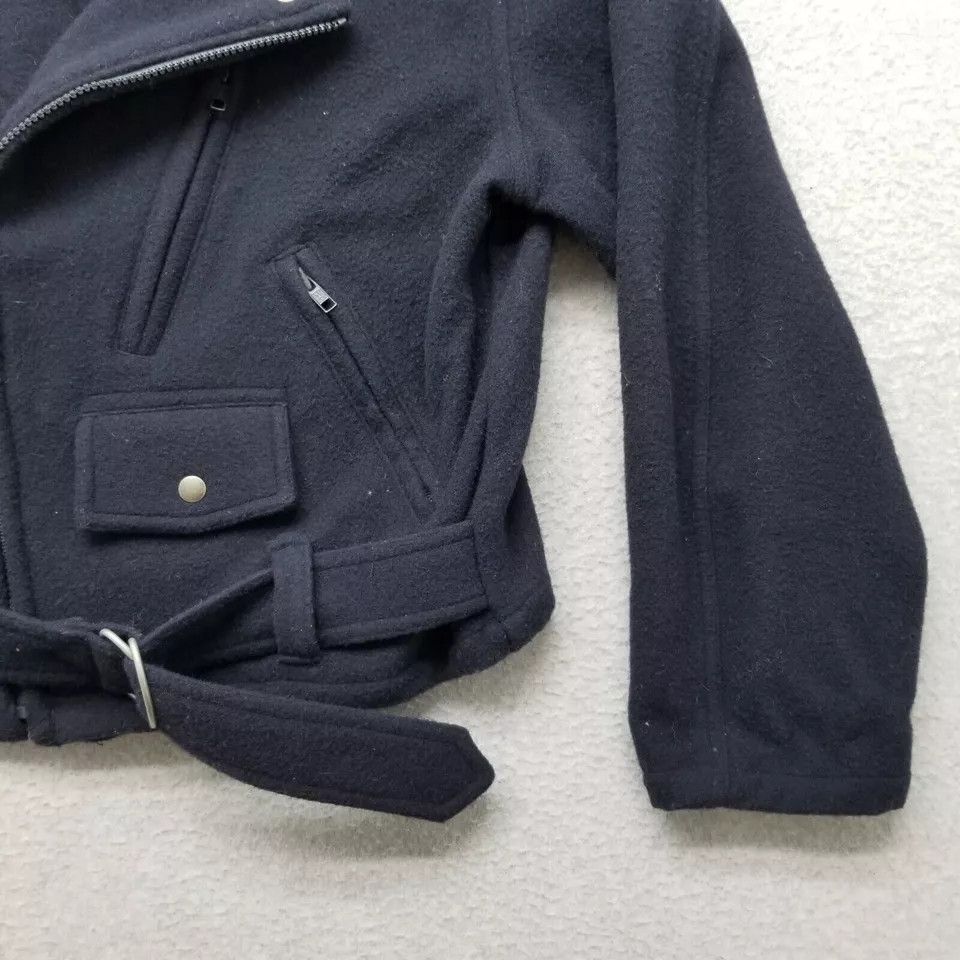 Other Karen Kane Jacket Womens Medium Blue Zip Pockets Belt Casual Size M / US 6-8 / IT 42-44 - 3 Thumbnail