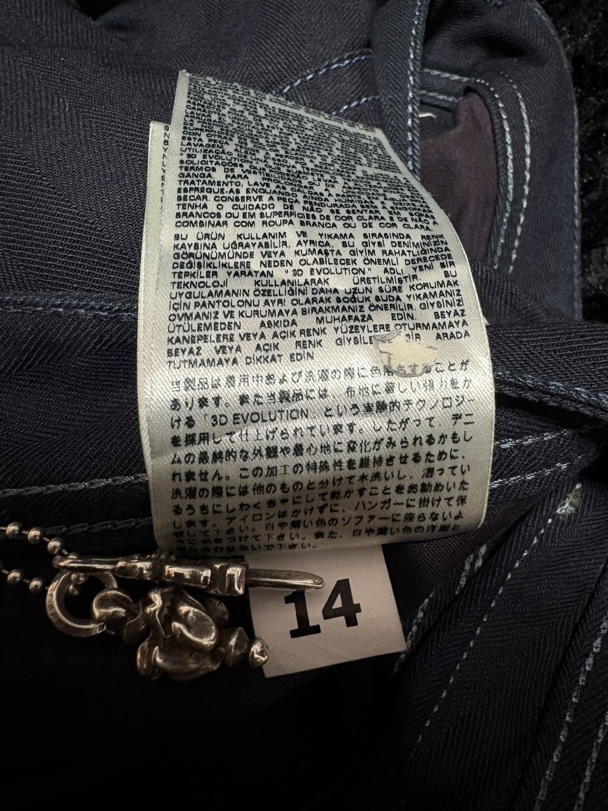 Diesel Black Gold Diesel wax hybid leather black gold skinny jeans hedi style Size US 29 - 12 Thumbnail