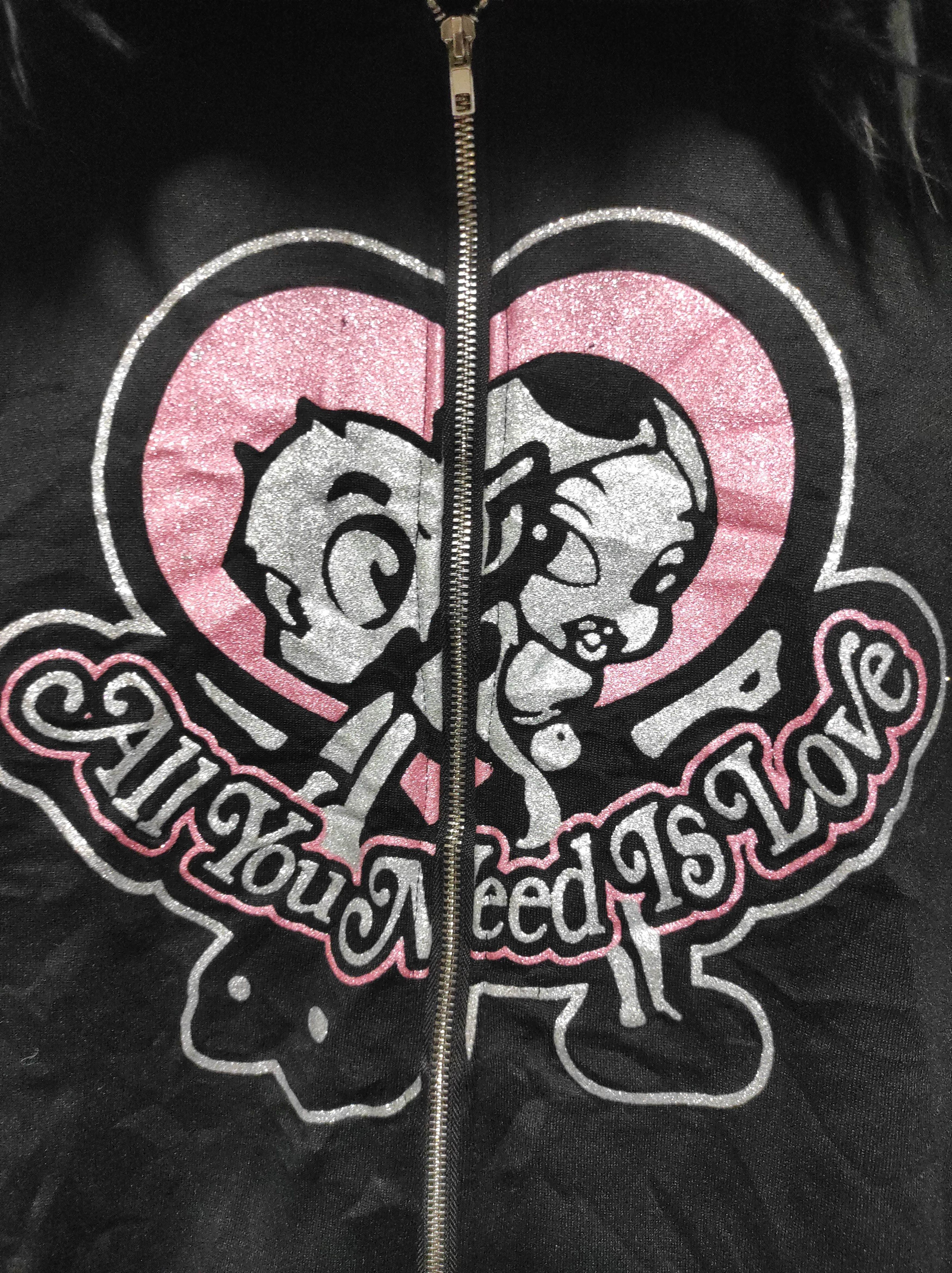 Hysteric Glamour All You Need is Love Zipper Fur Hoodie LGB style Size US M / EU 48-50 / 2 - 4 Thumbnail