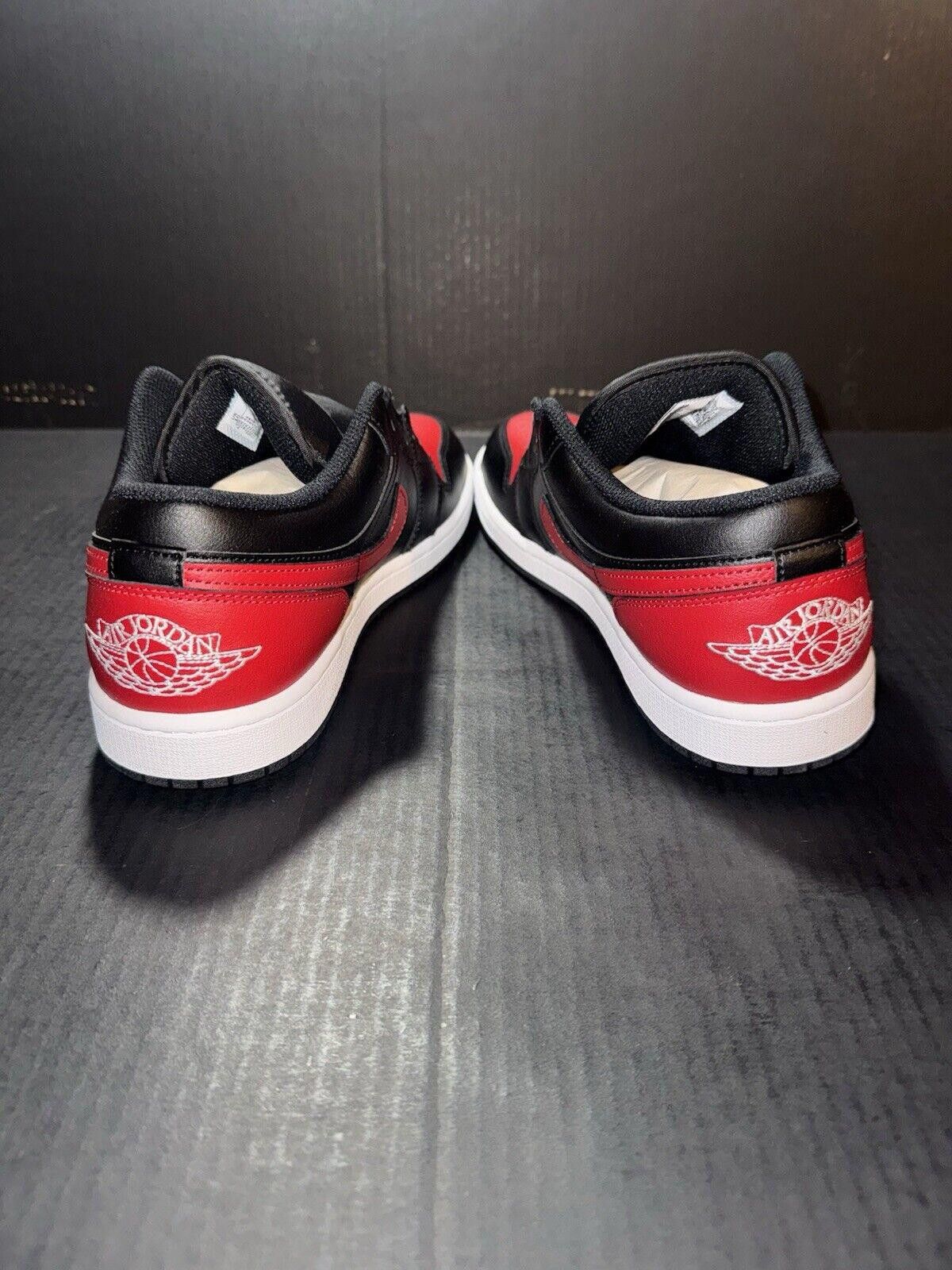 Jordan Brand Nike Air Jordan 1 Low BRED 553558-067 - Sz 10 - NEW w OG Box Size US 10 / EU 43 - 6 Thumbnail