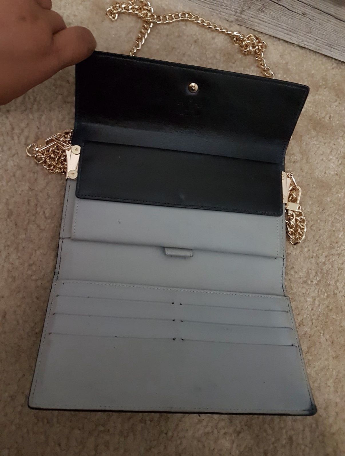 Louis Vuitton Louis Vuitton Vernise Leather Sarah Wallet Chain Crossbody Size ONE SIZE - 8 Thumbnail
