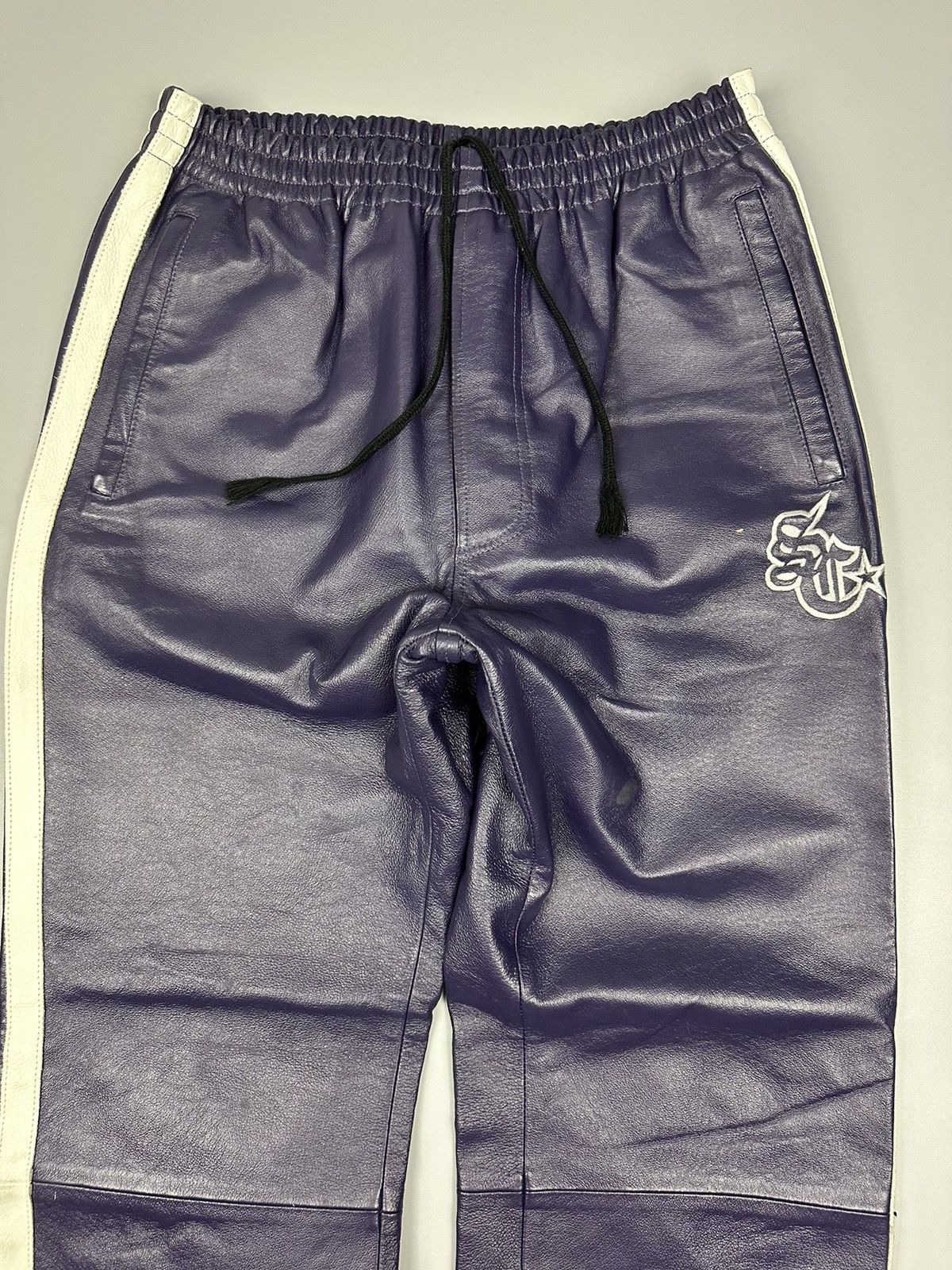 14th Addiction × If Six Was Nine Scarabei Leather Pants Size US 32 / EU 48 - 5 Thumbnail