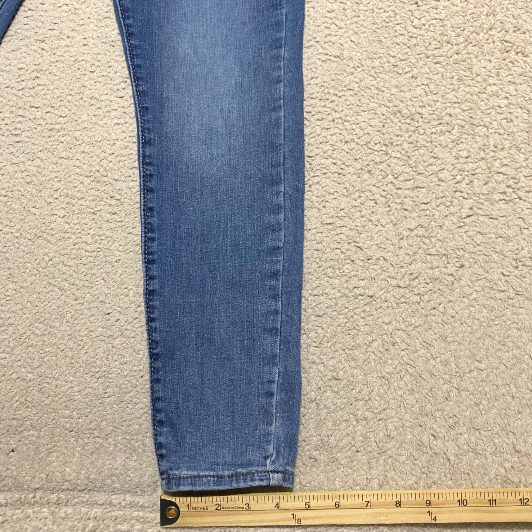 Denizen DENIZEN Jeans Womens 27 Blue Denim Dark Wash High Rise Skinny 5-Pocket Regular Stretch Size 27" / US 4 / IT 40 - 2 Thumbnail