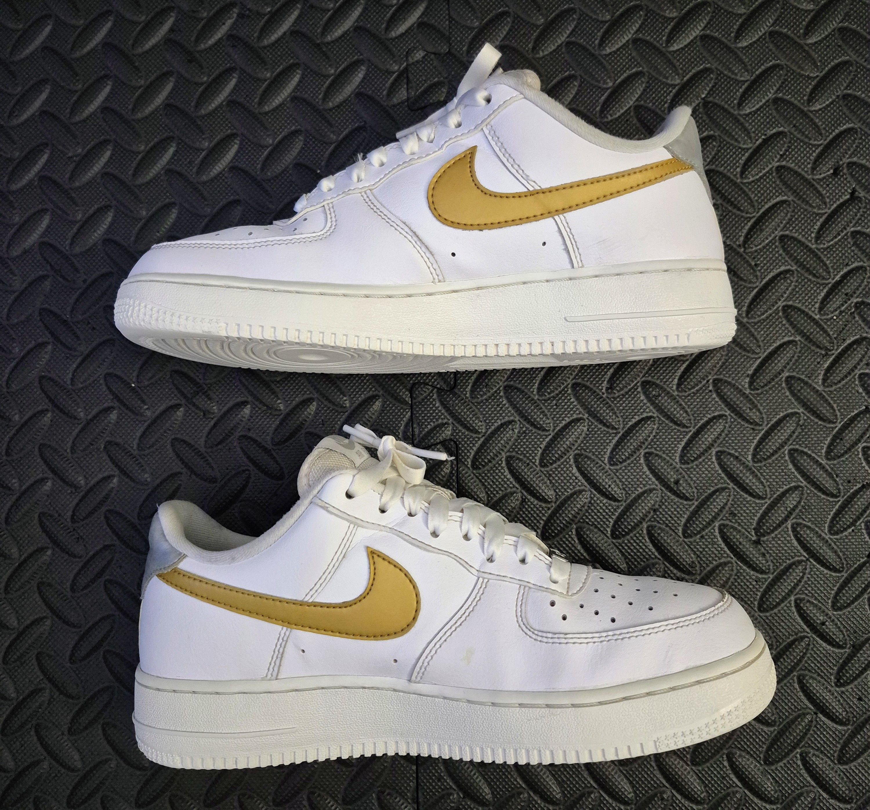 Nike Size 9W - Nike Air Force 1 Low '07 White Gold (DD8959-106) Size US 9 / IT 39 - 2 Thumbnail