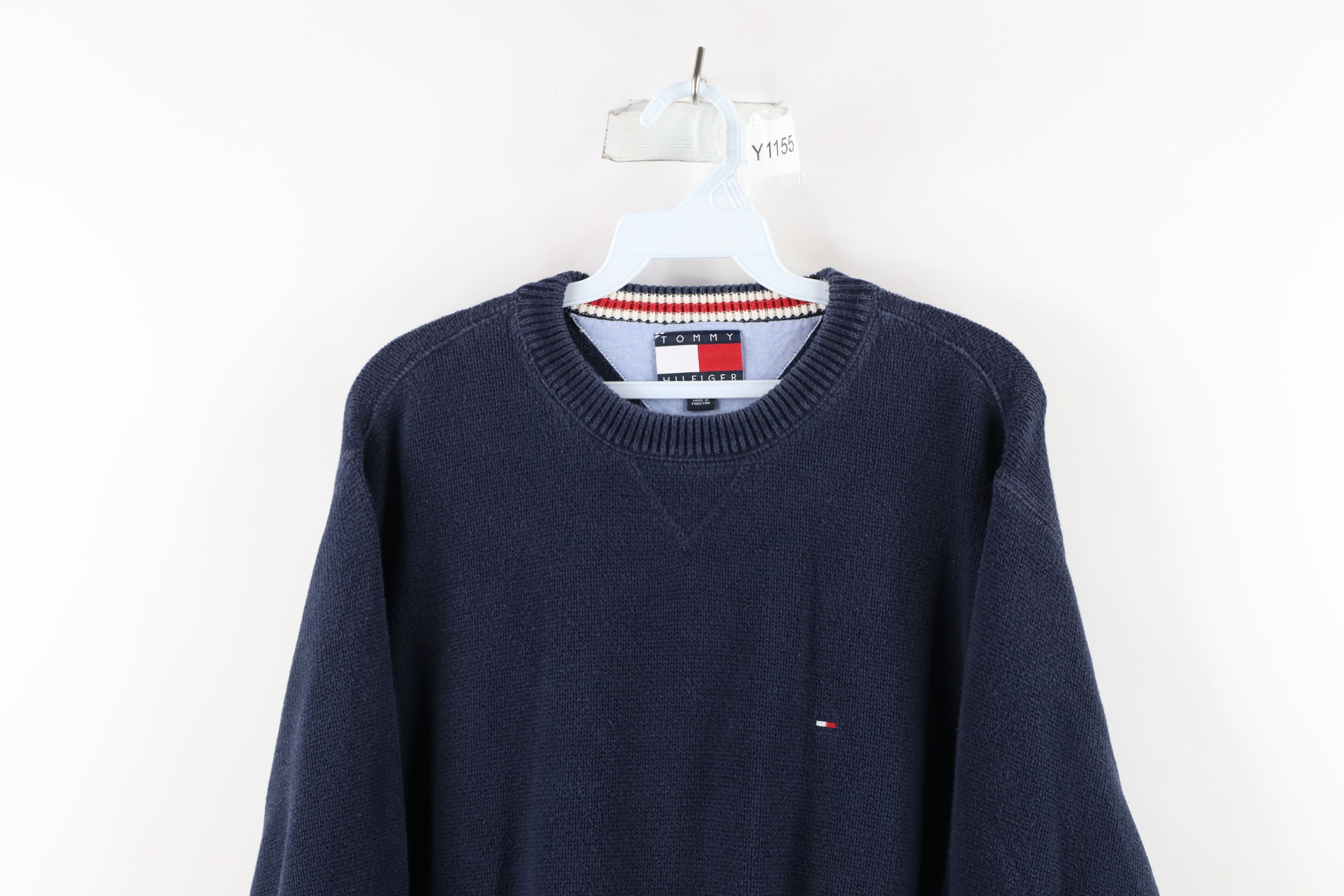 Vintage 90s Tommy Hilfiger Heavyweight Cotton Knit Sweater