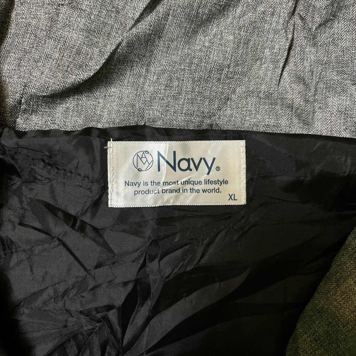 If Six Was Nine × Japanese Brand × Le Grande Bleu (L.G.B.) Navy Fur jacket down puffer IfSixWasNine LGB Style japan Size US L / EU 52-54 / 3 - 10 Thumbnail