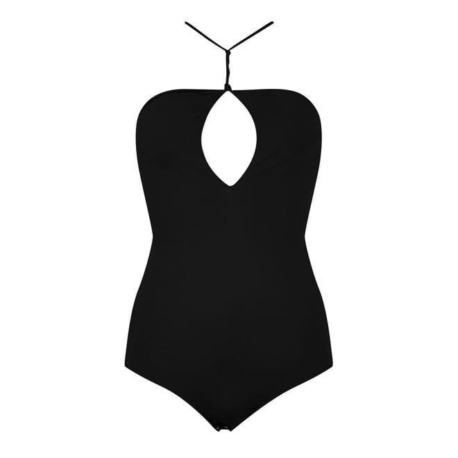 Bottega Veneta Bottega Veneta Sleeveless Halter Bodysuit in Black Size L / US 10 / IT 46 - 1 Preview