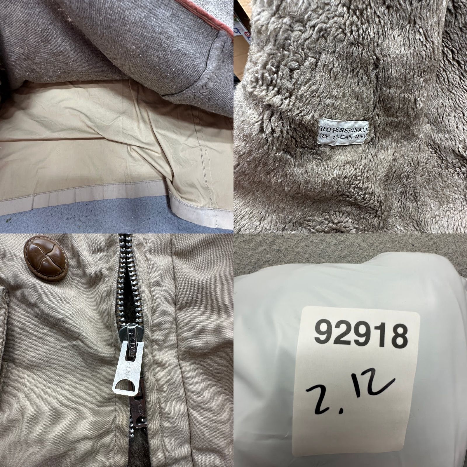 Vintage VINTAGE Shanhouse Faux Fur Lined Coat Full Zip Jacket Men 42 Large Brown Overcoat Size US L / EU 52-54 / 3 - 9 Thumbnail